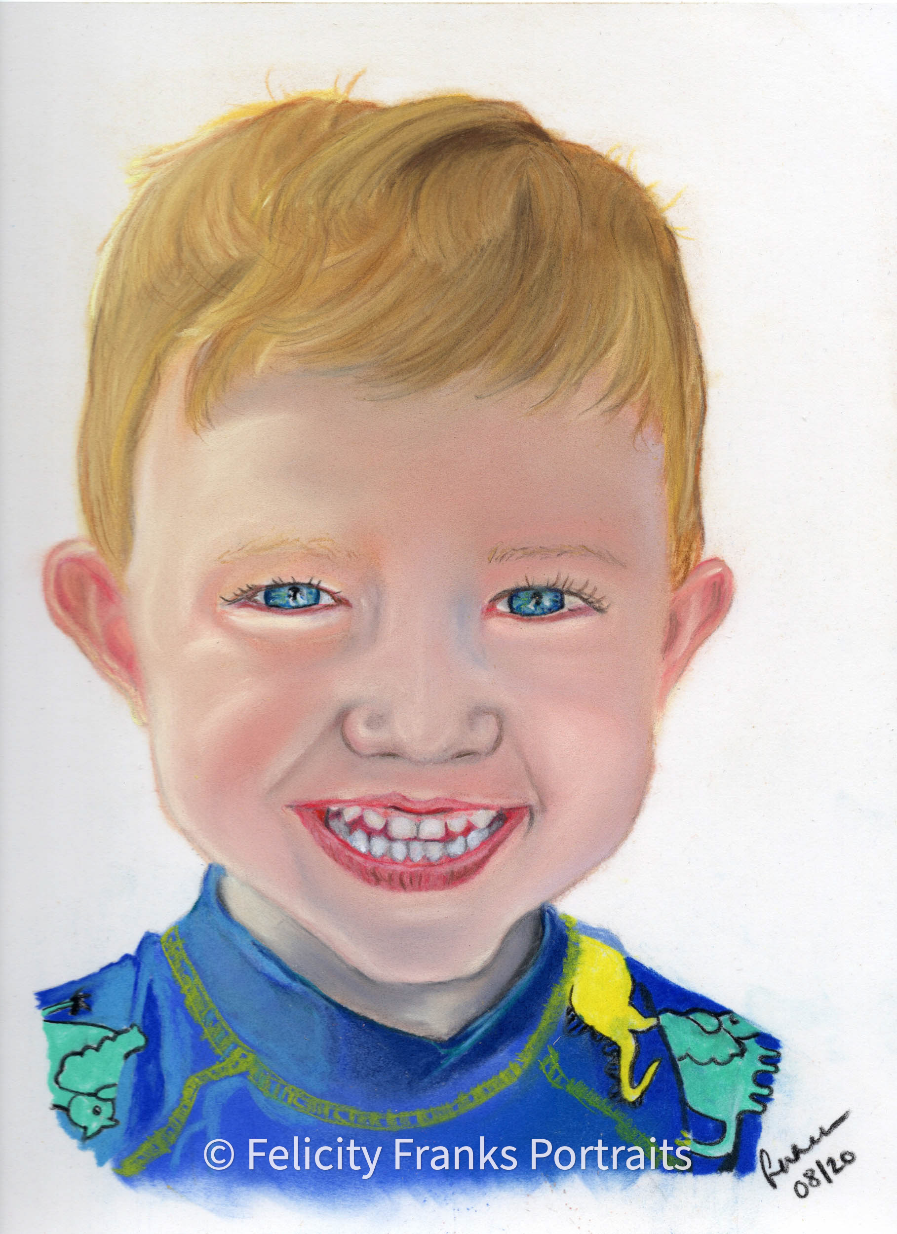 Lucas - 24 x 30 in Pastels