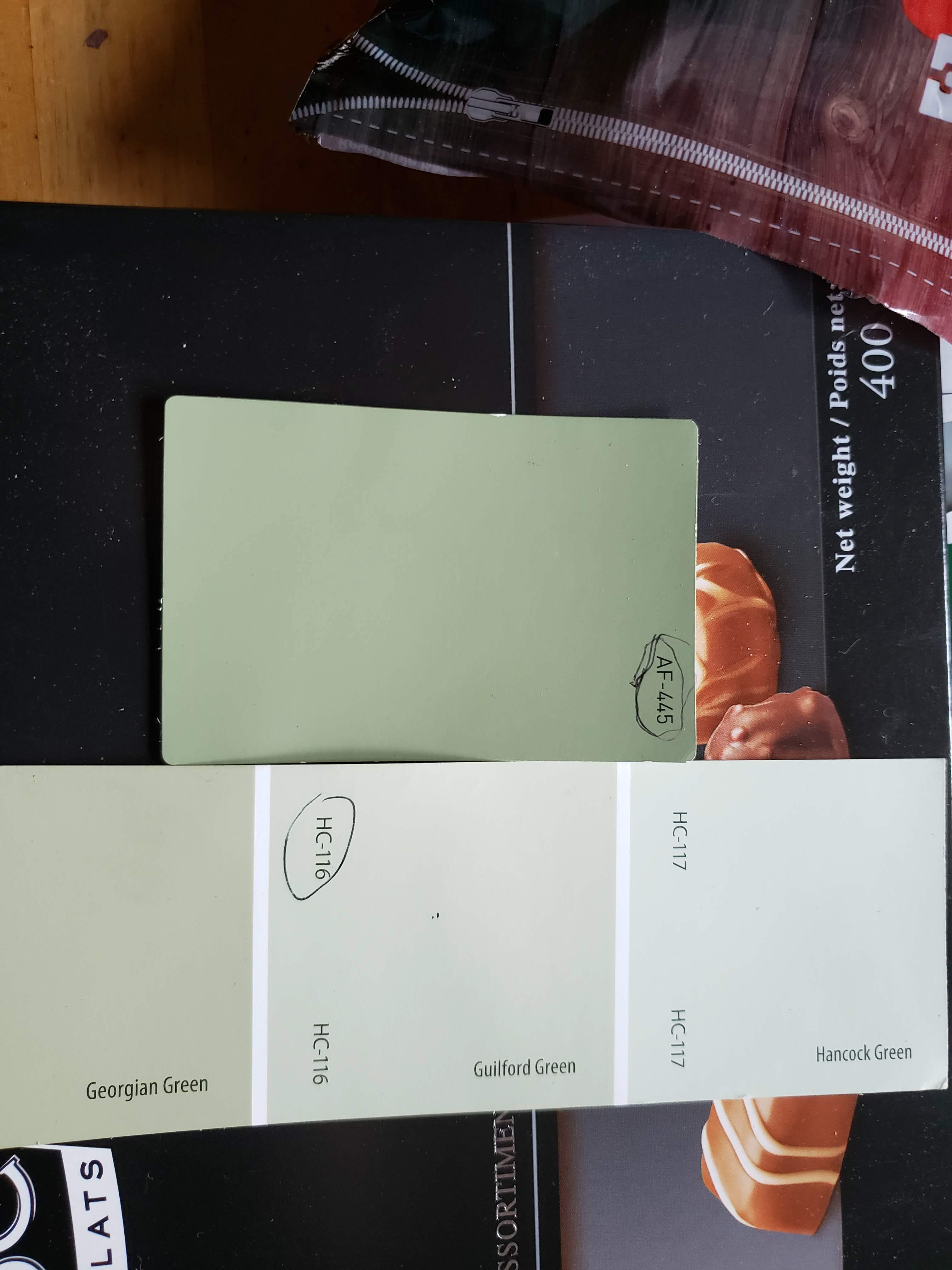 New colours.