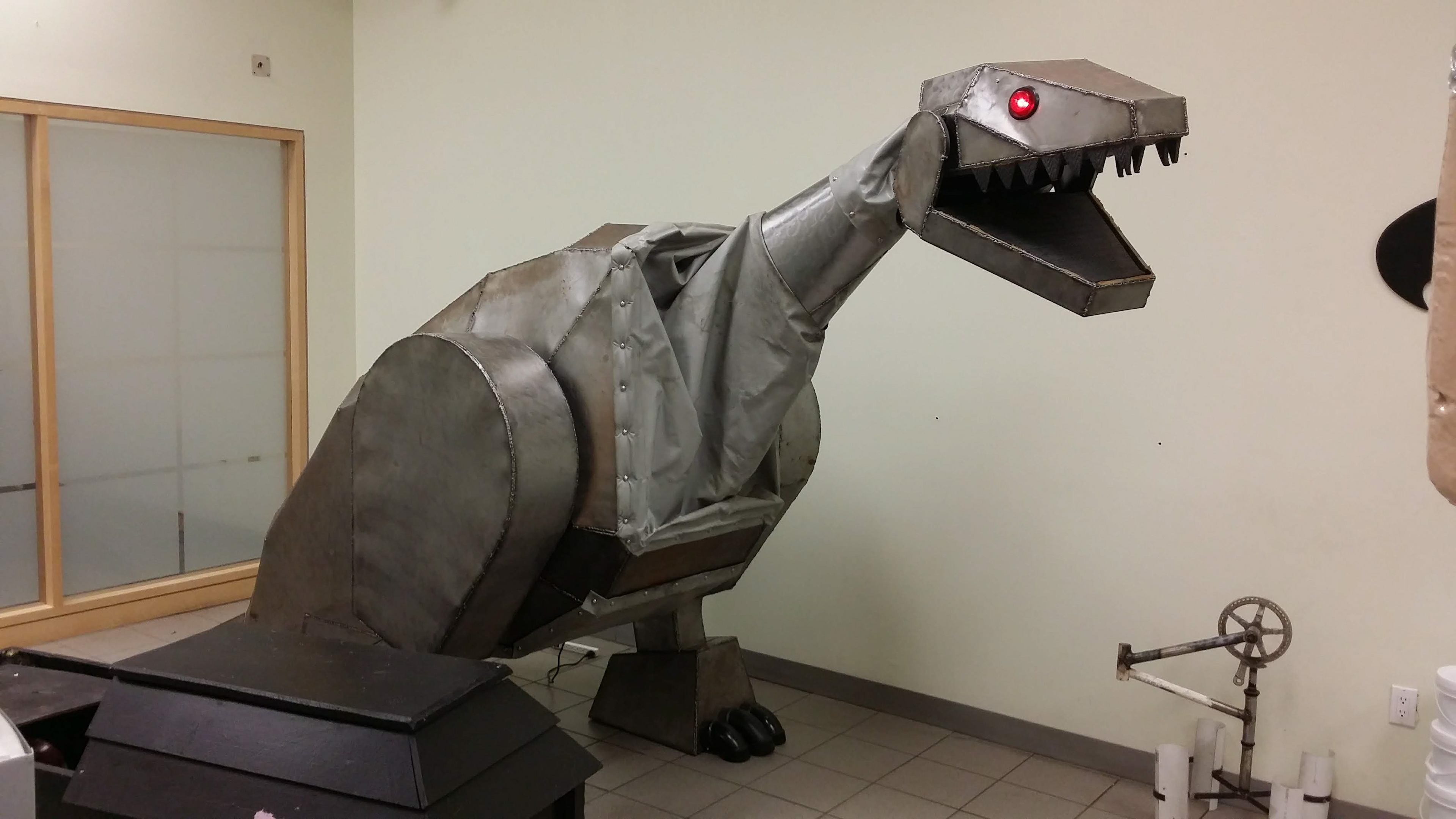 Mecha-Rex at Mad Secret Lab