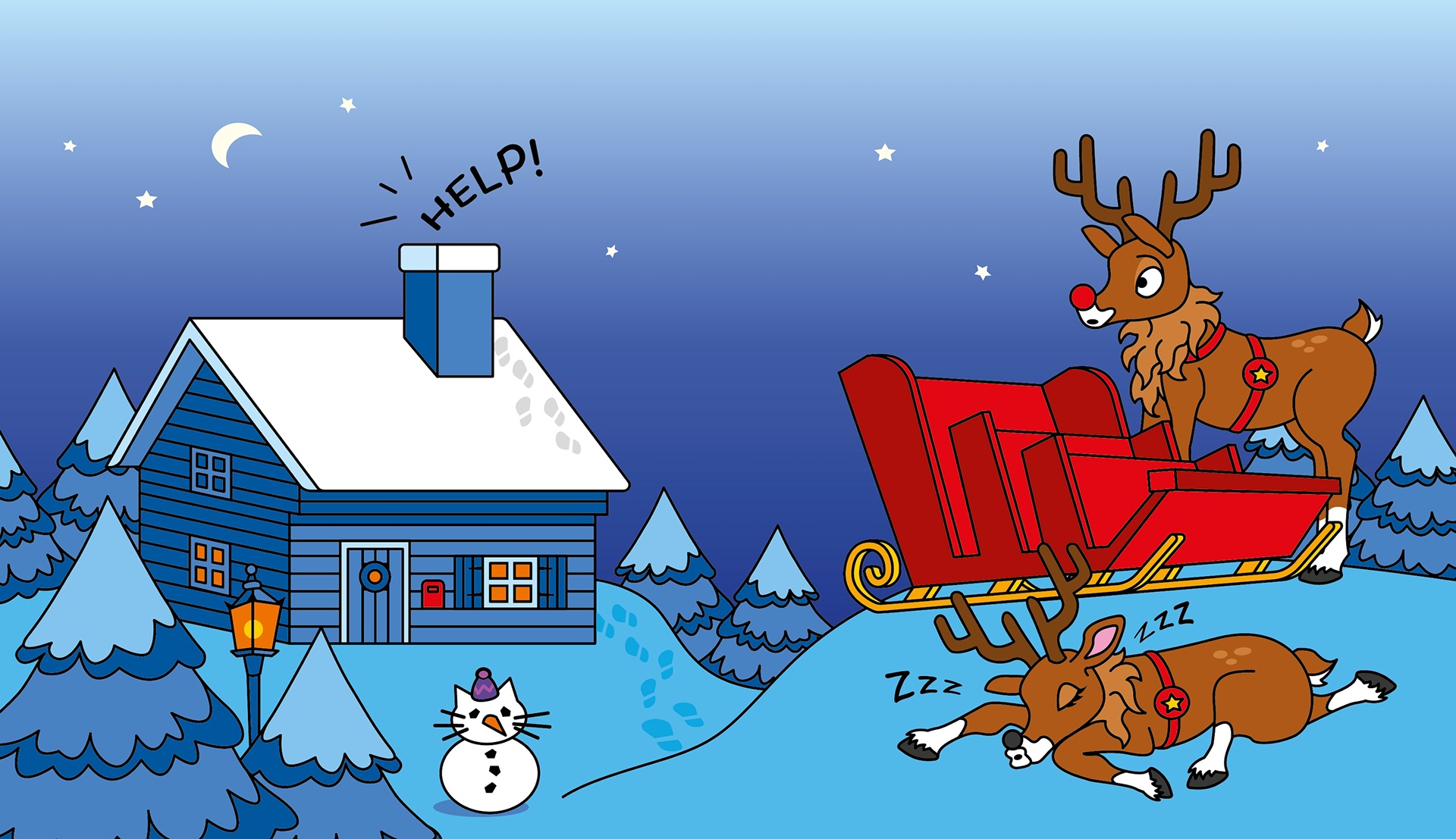Page from one of the books I was commissioned to illustrate for KnowEscape.
