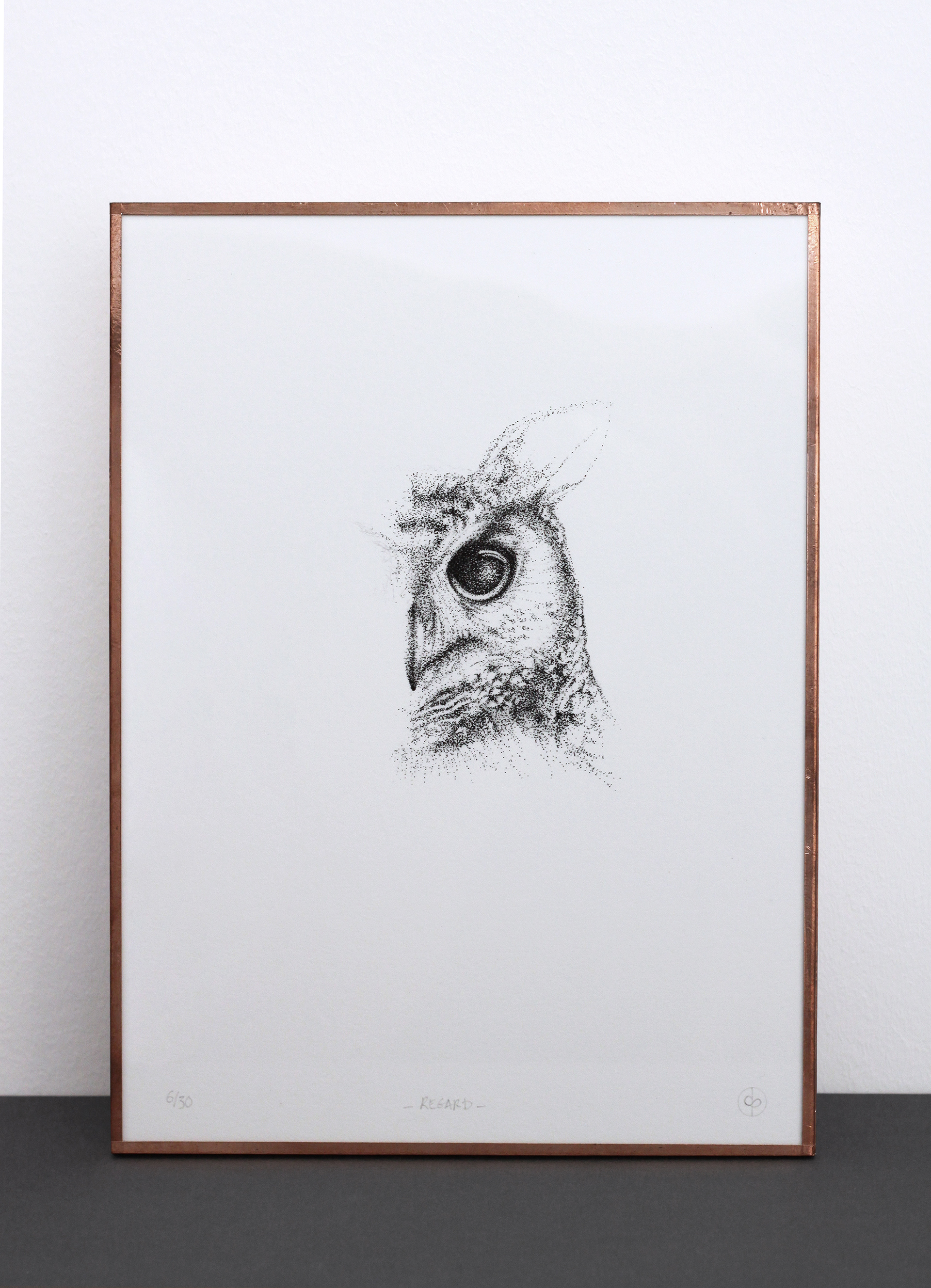 " Regard " 18 x 24 cm