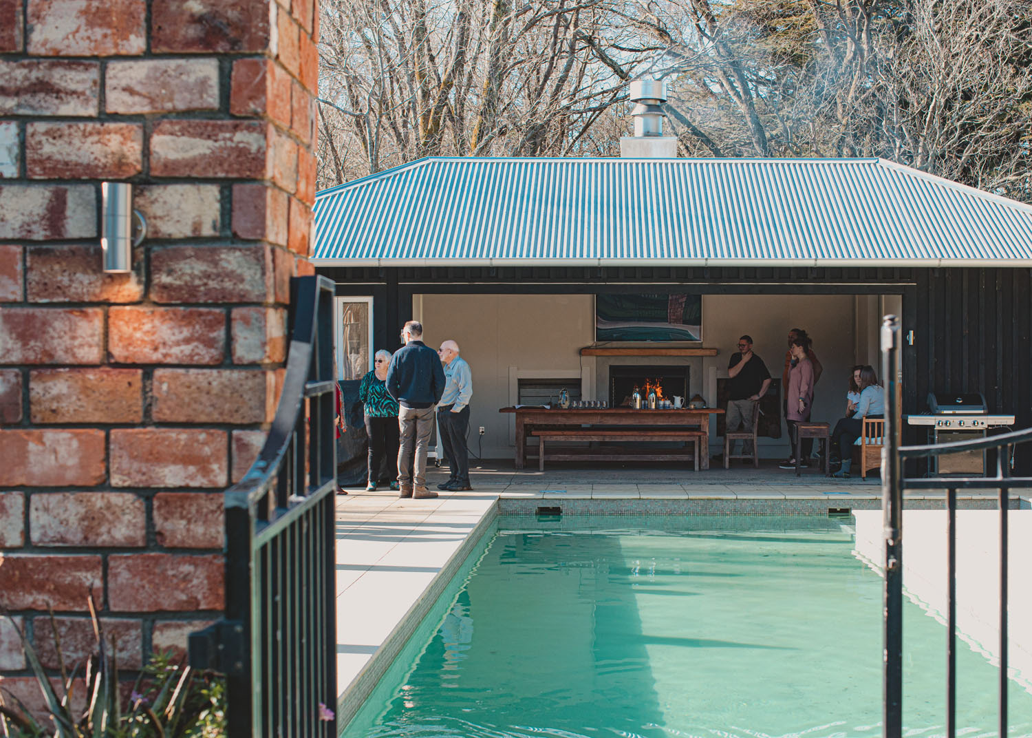 The Wallingford Homestead pool house