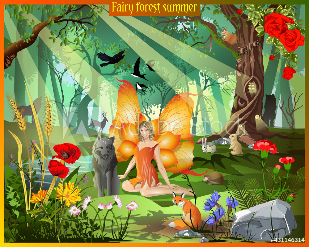 Magic Summer forest