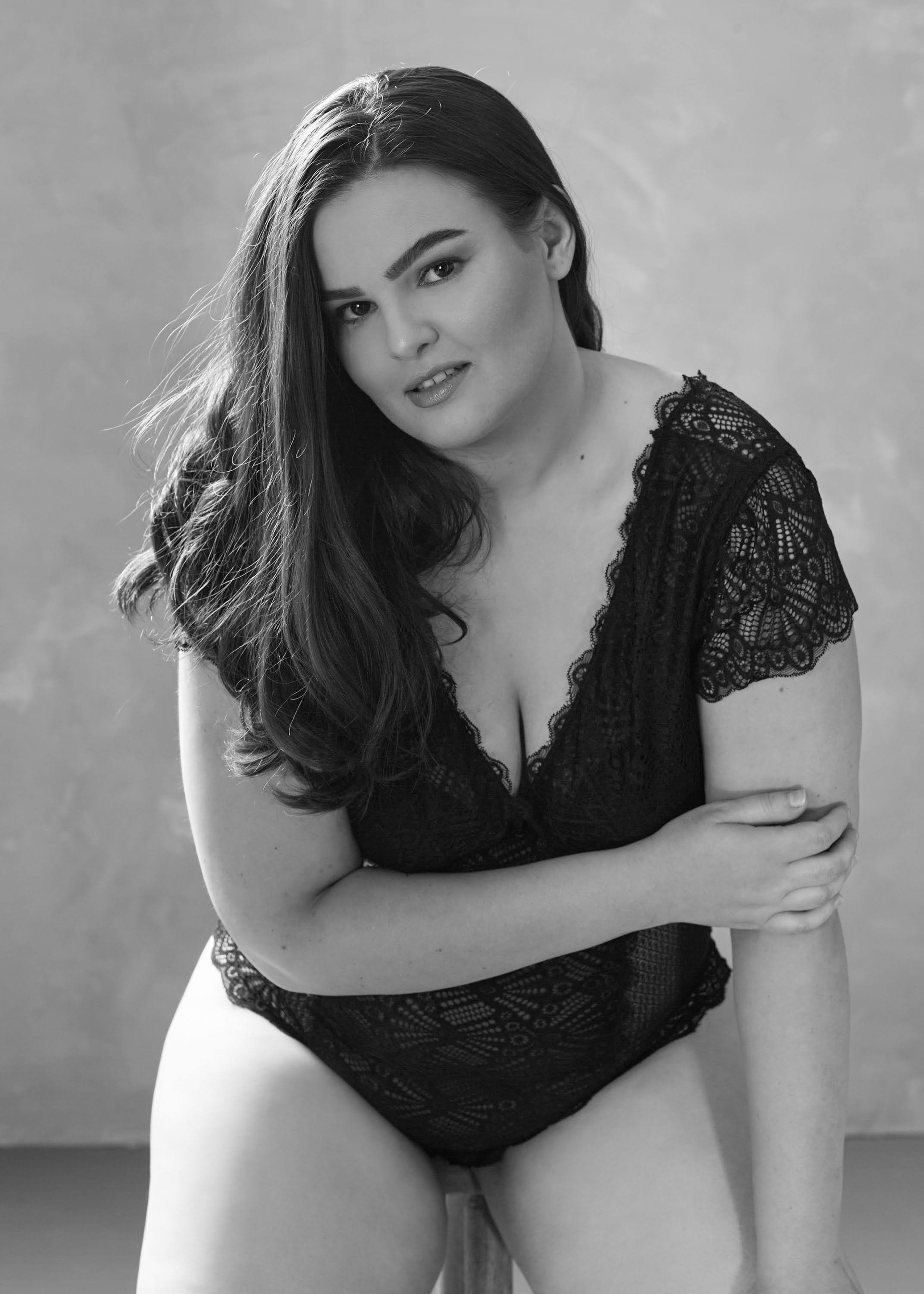 Ensaio fotográfico feminino em estúdio, em Videira/SC