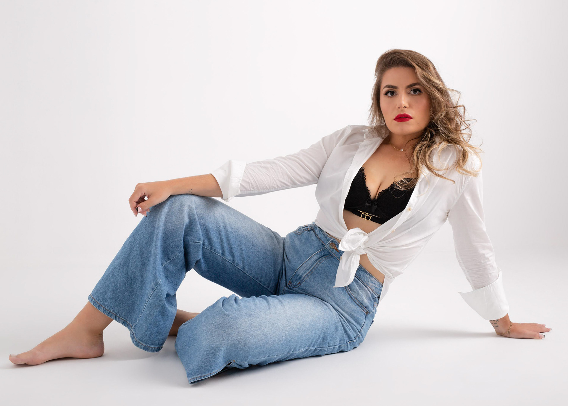 Ensaio feminino em estúdio em Videira - Santa Catarina