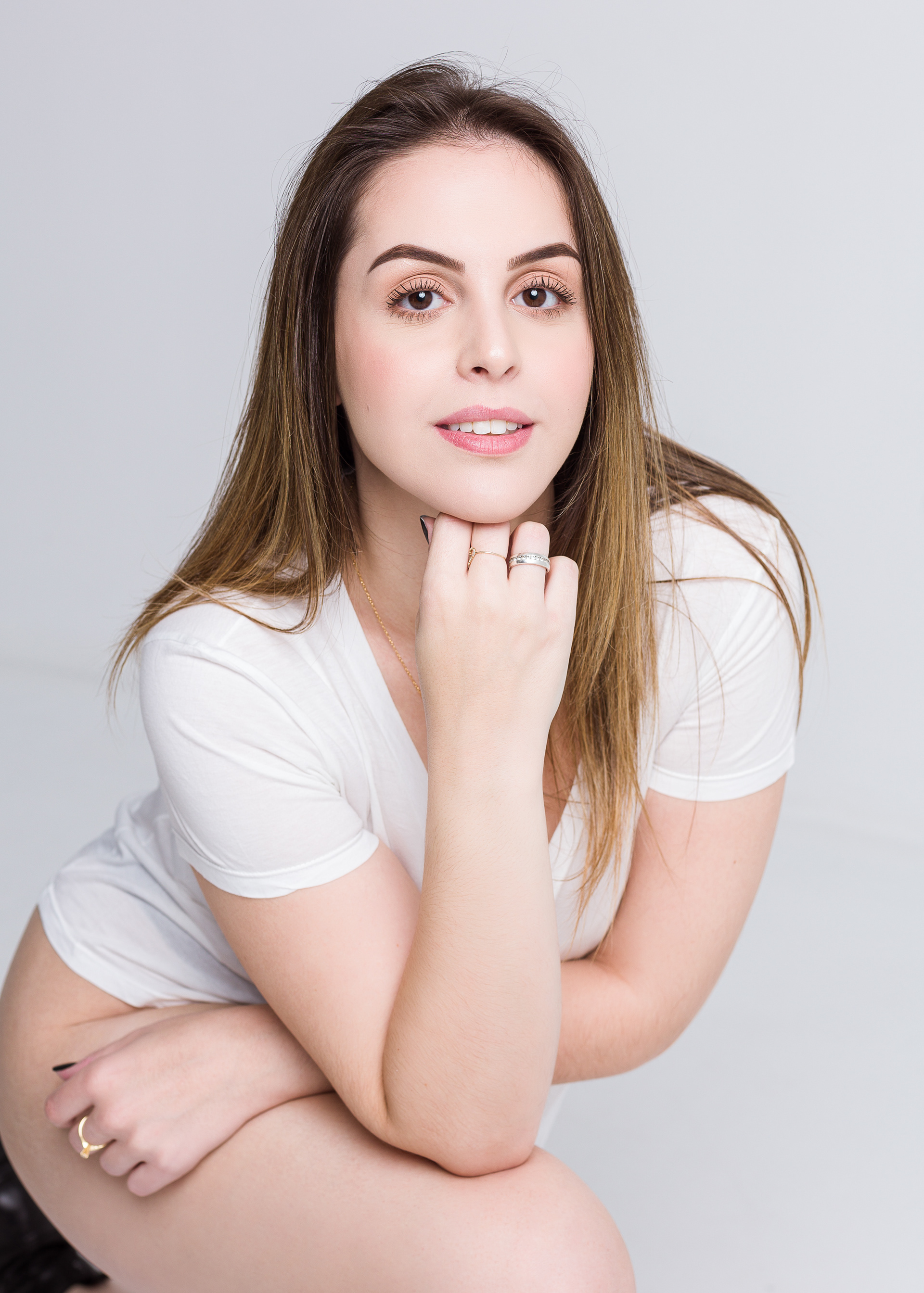 Ensaio feminino em estúdio, em Videira/SC