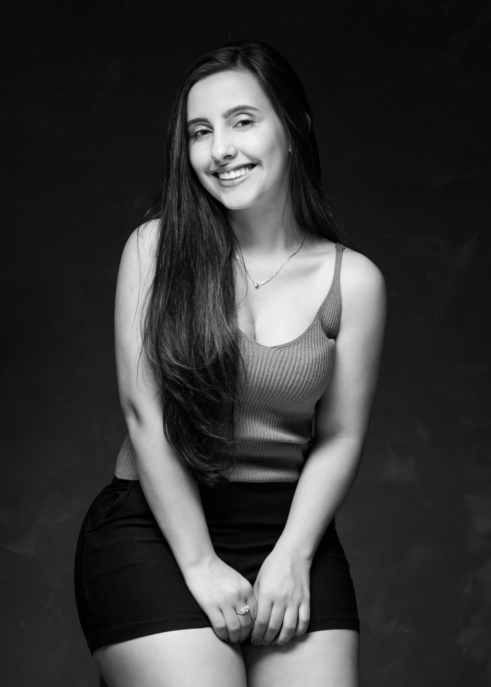 Ensaio feminino em estúdio, em Videira/SC