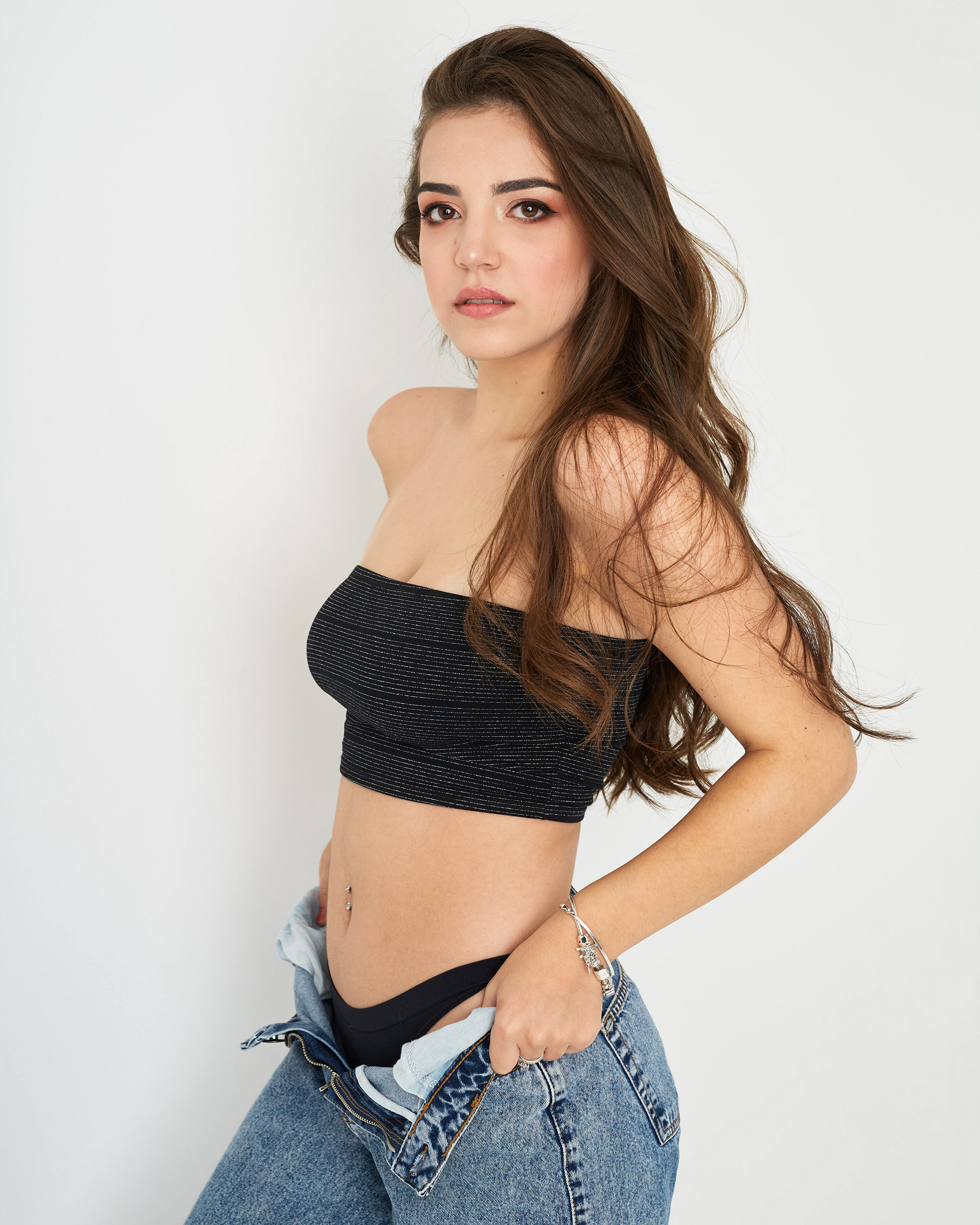Ensaio fotográfico feminino em estúdio em Videira/SC