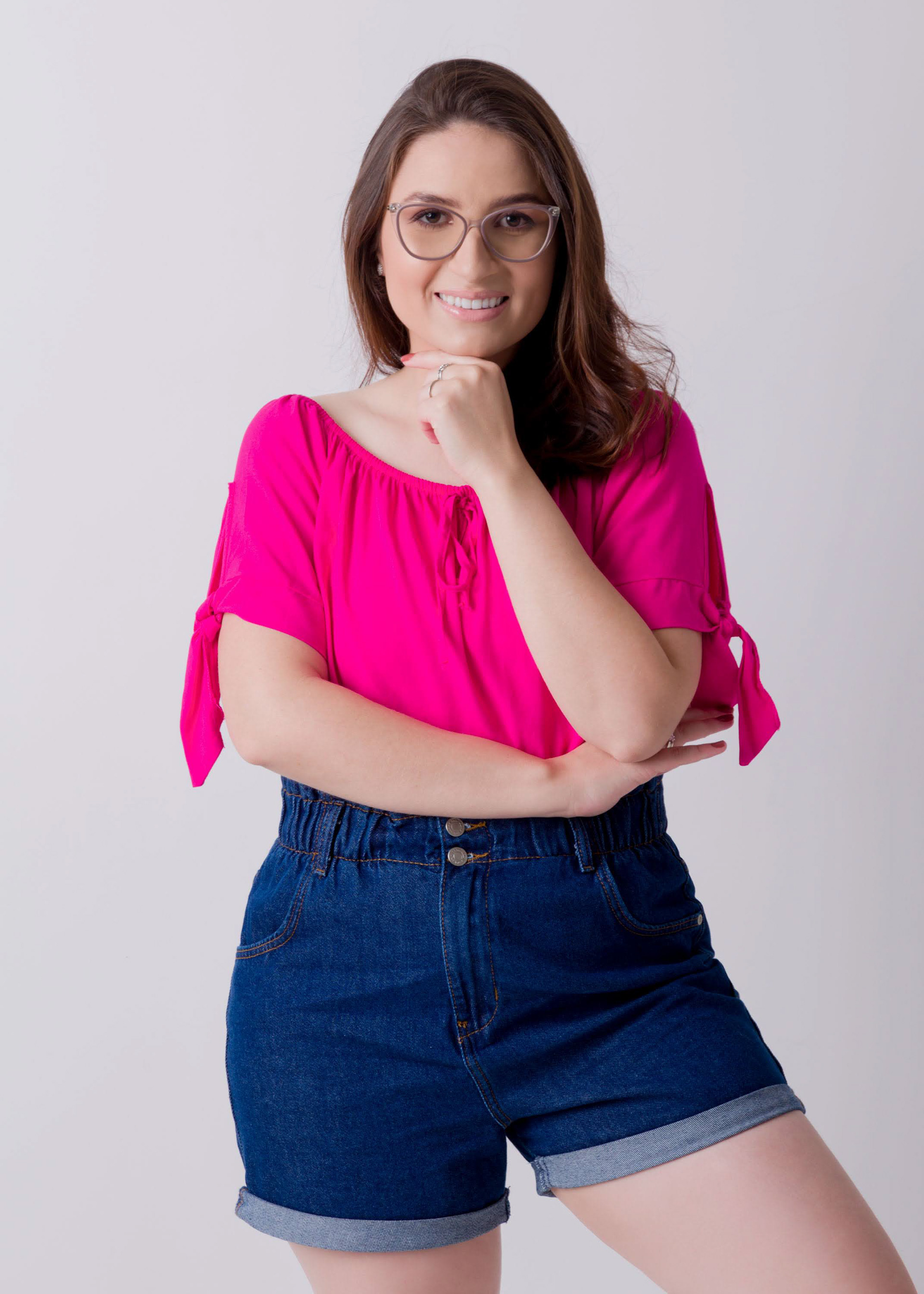 Ensaio feminino em estúdio, em Videira/SC