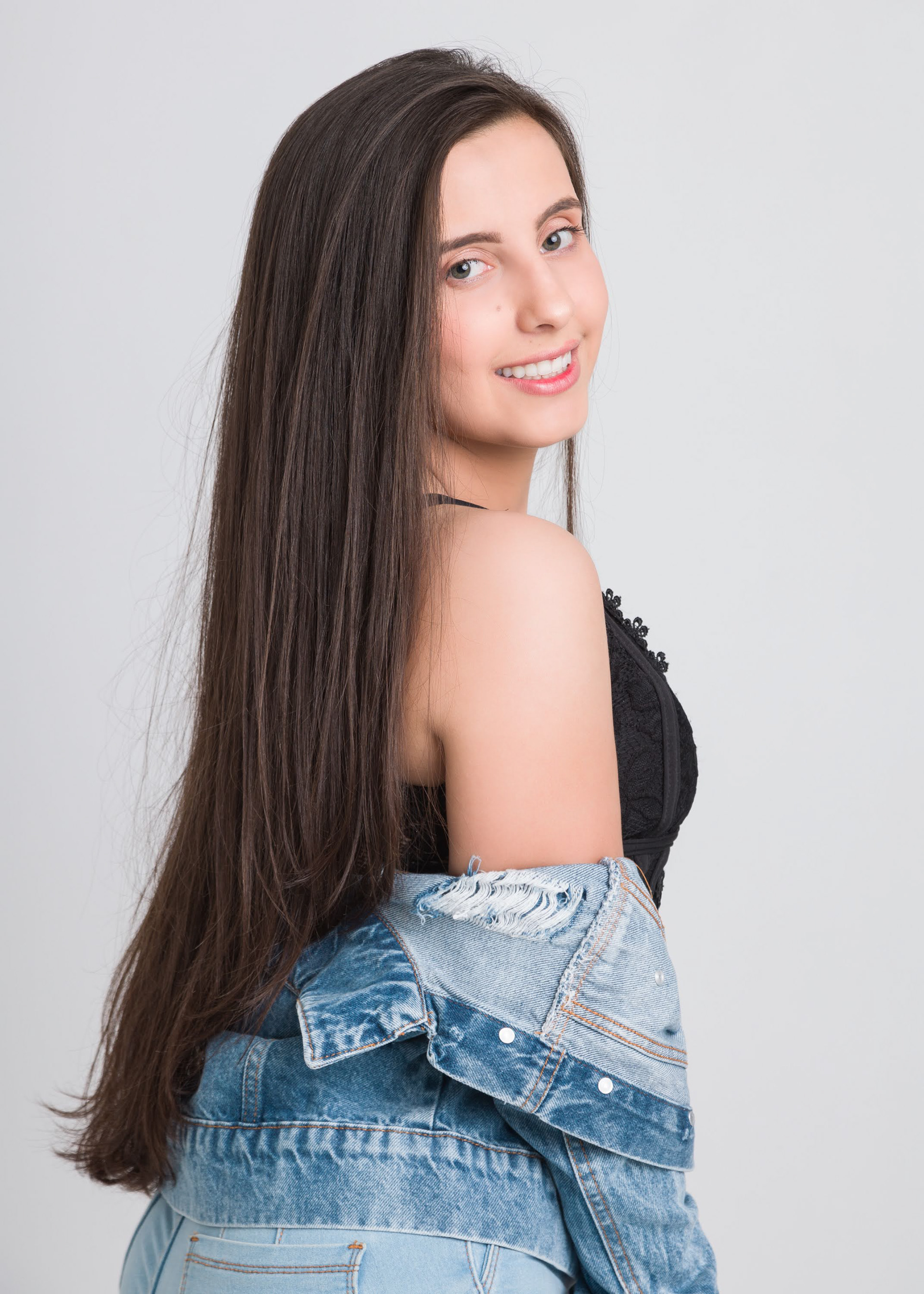Ensaio feminino em estúdio, em Videira/SC