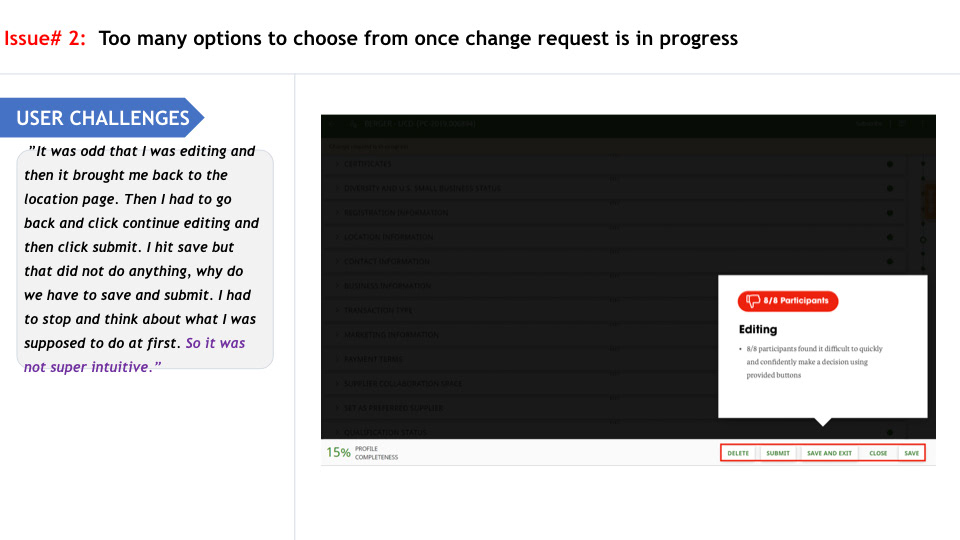 UX Finding on Legacy System