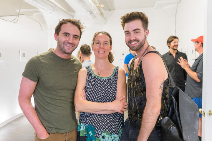Remy Sisk, Brittany Baker and Designer Gunnar Deatherage.
