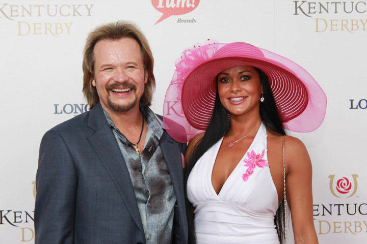 Travis Tritt and wife Theresa Nelson.