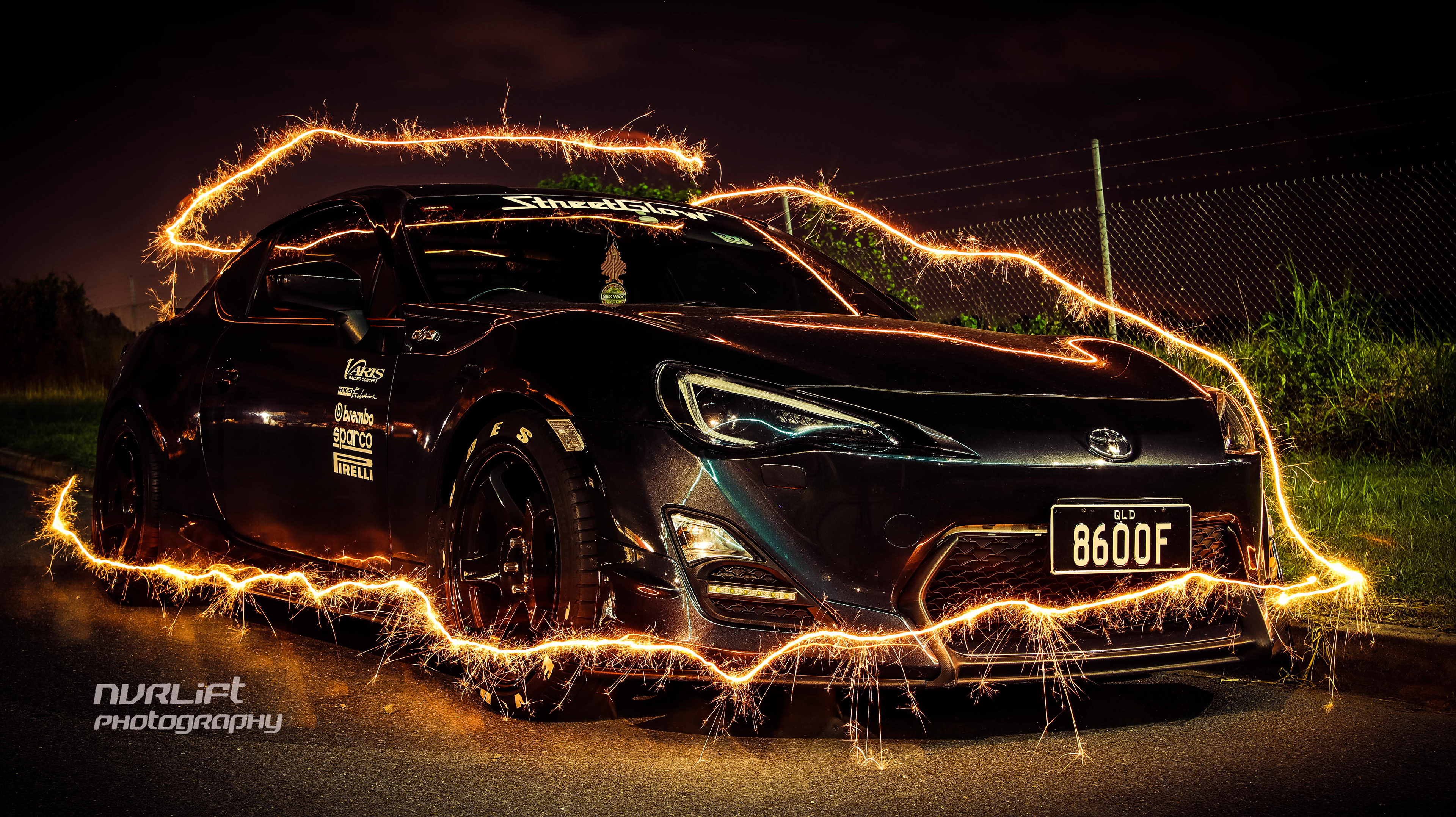 Toyota 86 GTS - shot underneath the Gateway Bridge in Pinkenba.