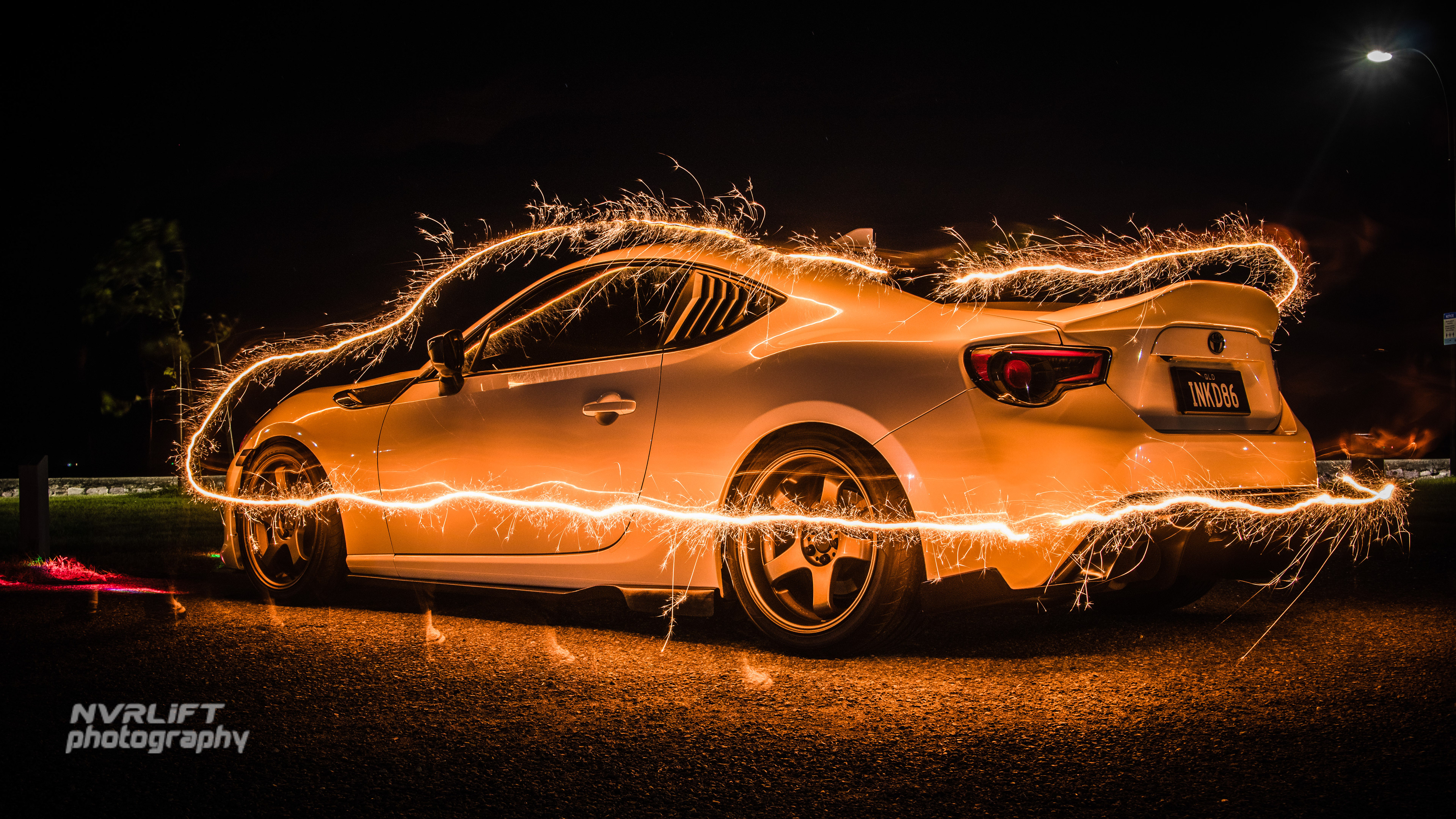 2020 Toyota 86 - shot at Decker Park in Brighton.