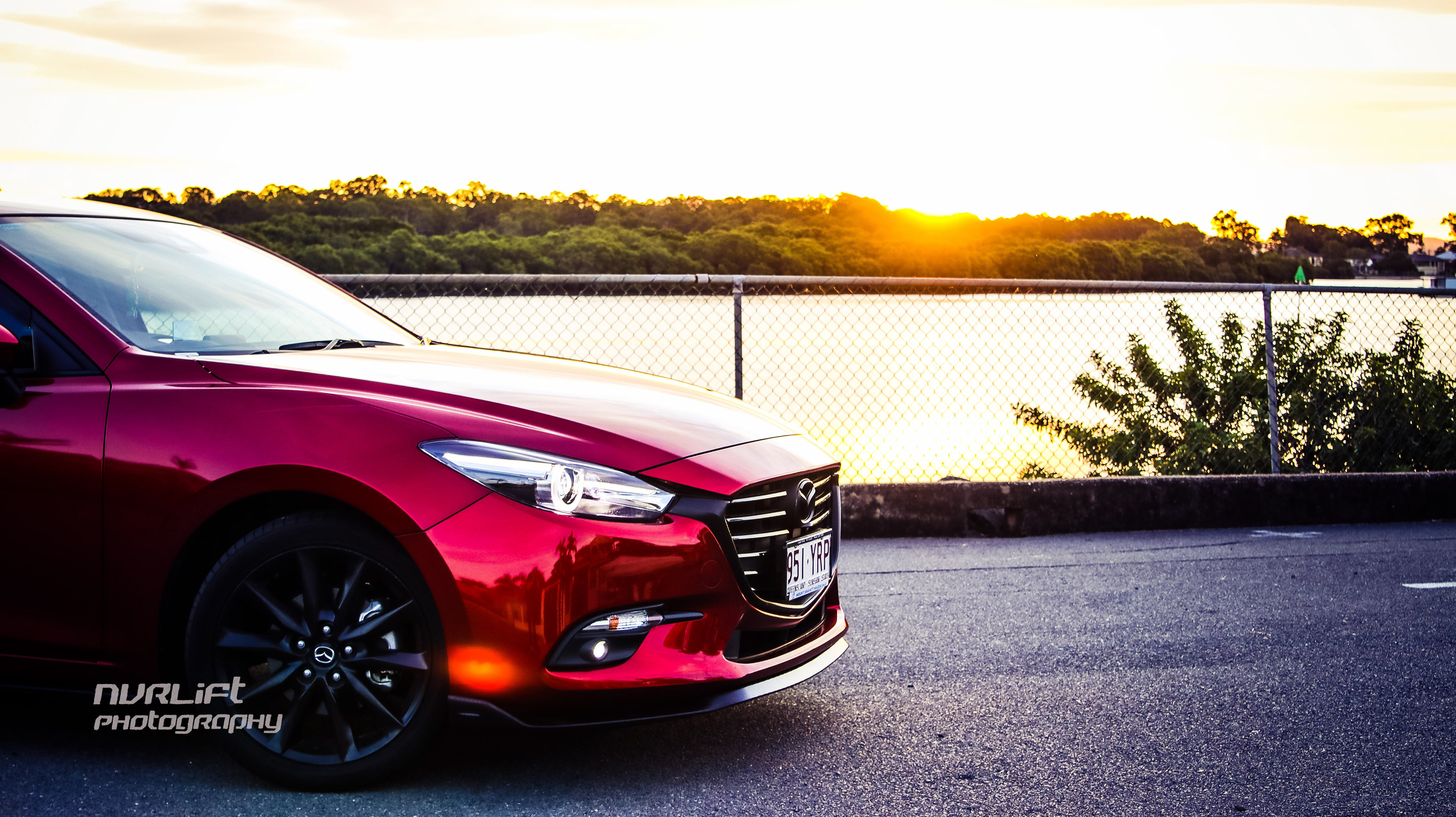 Mazda 3 SP25GT - shot on a private road in Hope Island.