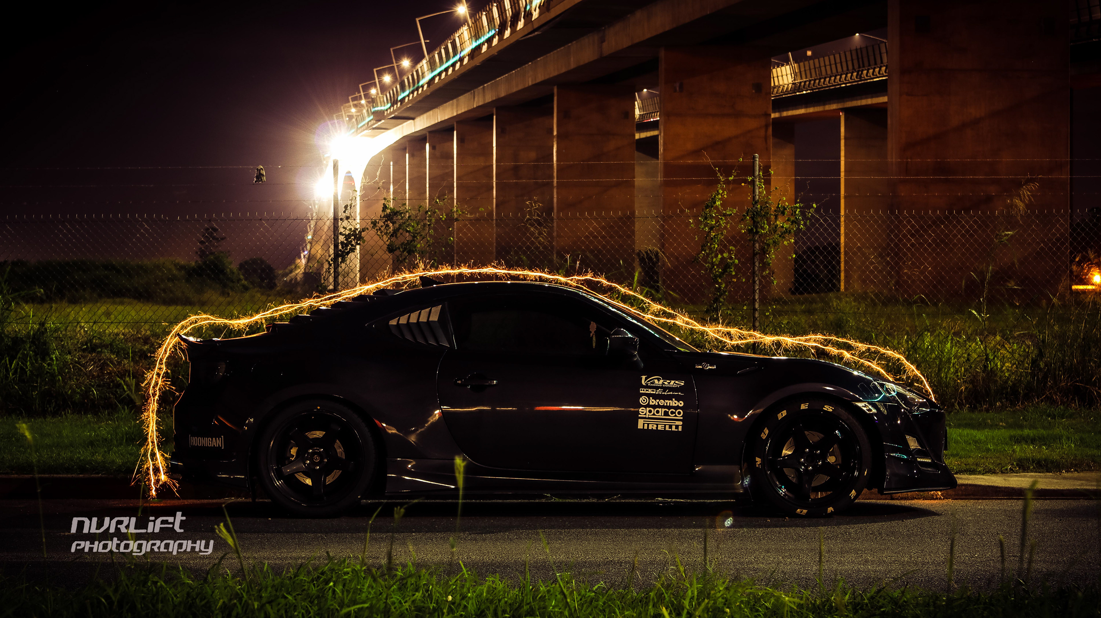 Toyota 86 GTS - shot underneath the Gateway Bridge in Pinkenba.