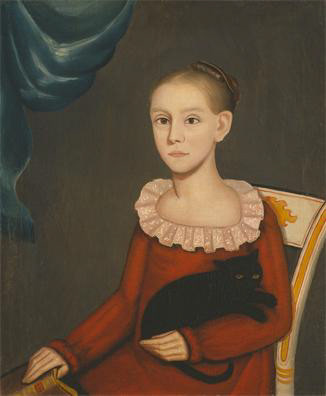 Girl with Cat