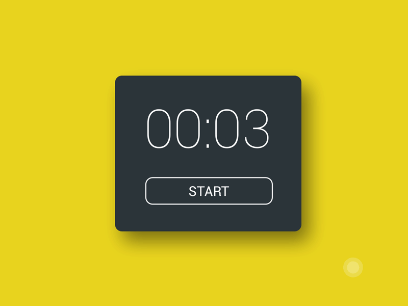 Tiernan McAlister Countdown Timer Animation Concept