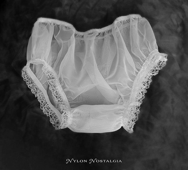 Nylon Nostalgia Frilly Knickers