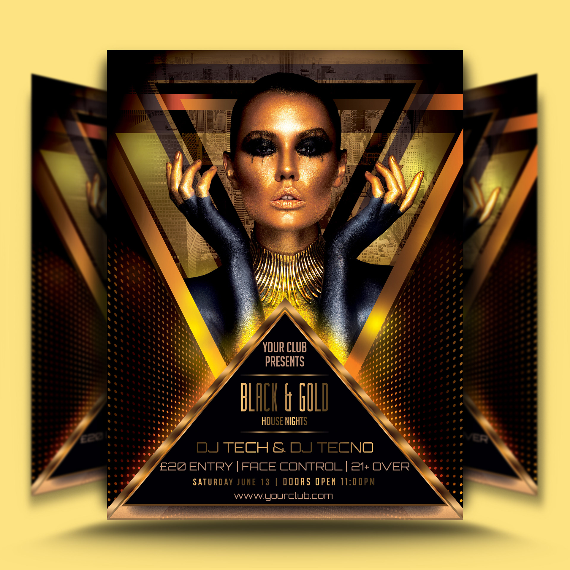 designroom1229 black gold flyer template