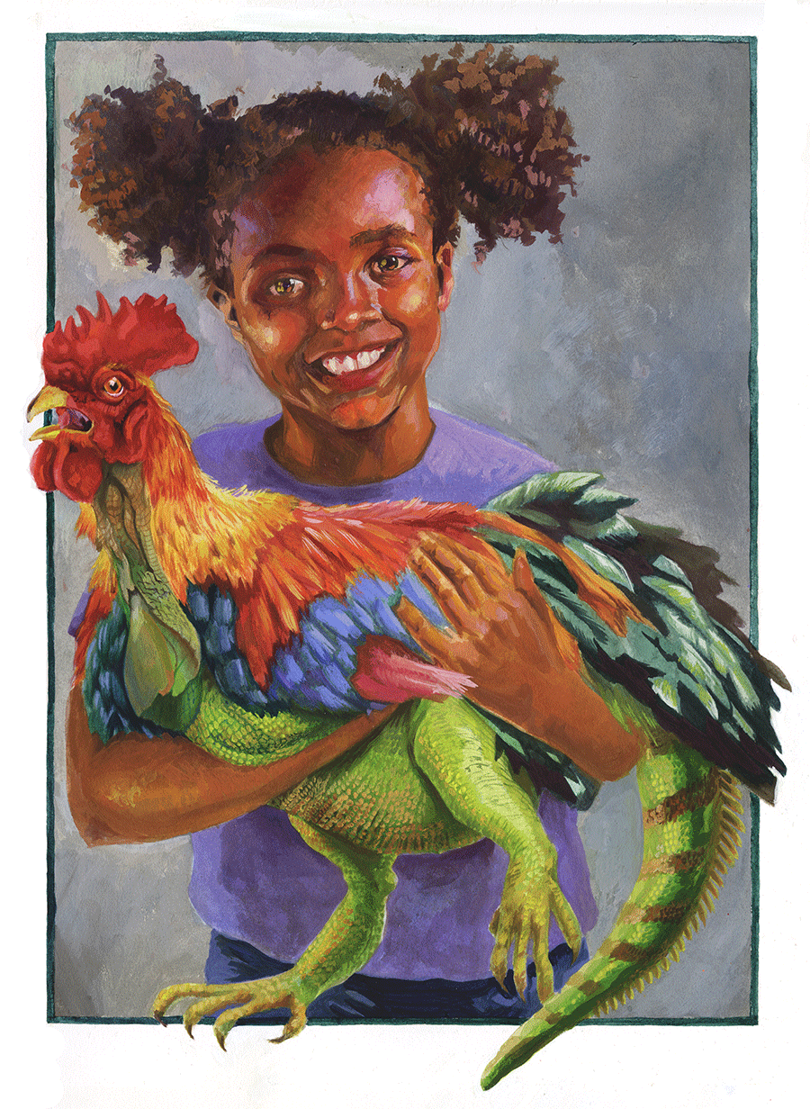 Adopt A Cryptid poster series #2: cockatrice