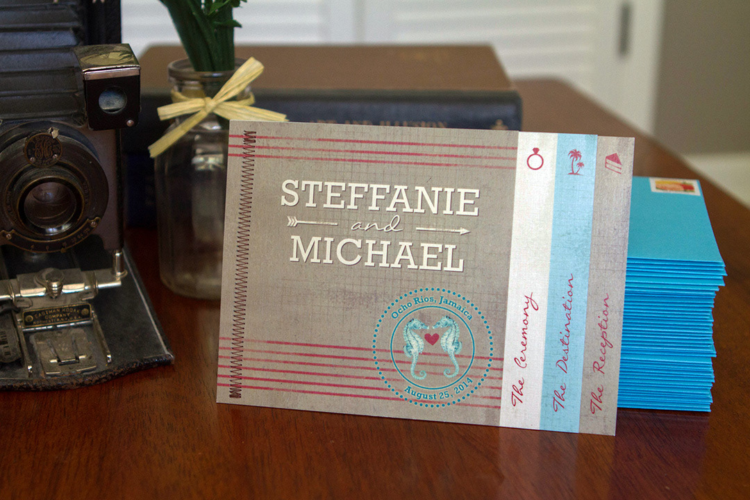 Steffanie Pisula Destination Wedding Invitations And Branding