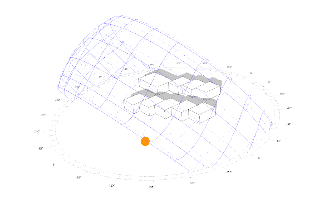 Sunpath Diagram (12.21.2018, 09:00:00)