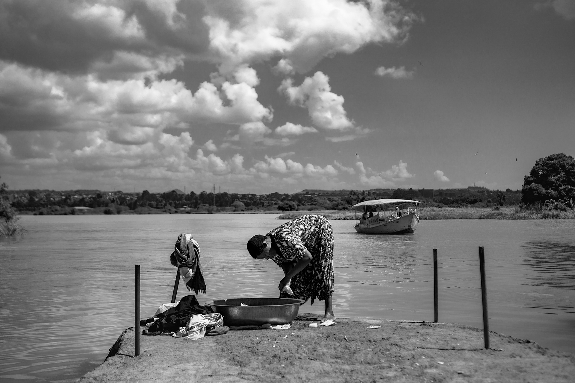 Sur les rives du lac Tana
