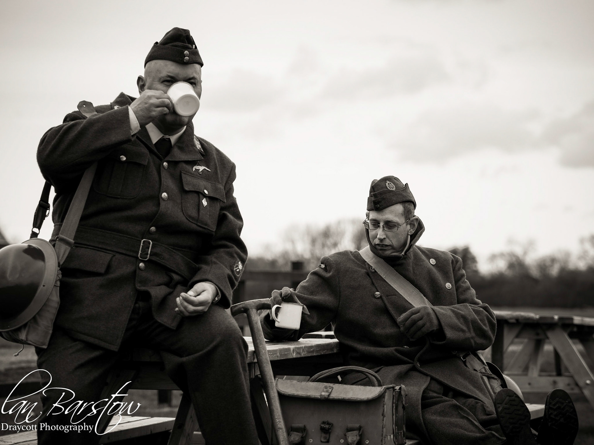 World War II - Re-enactment.