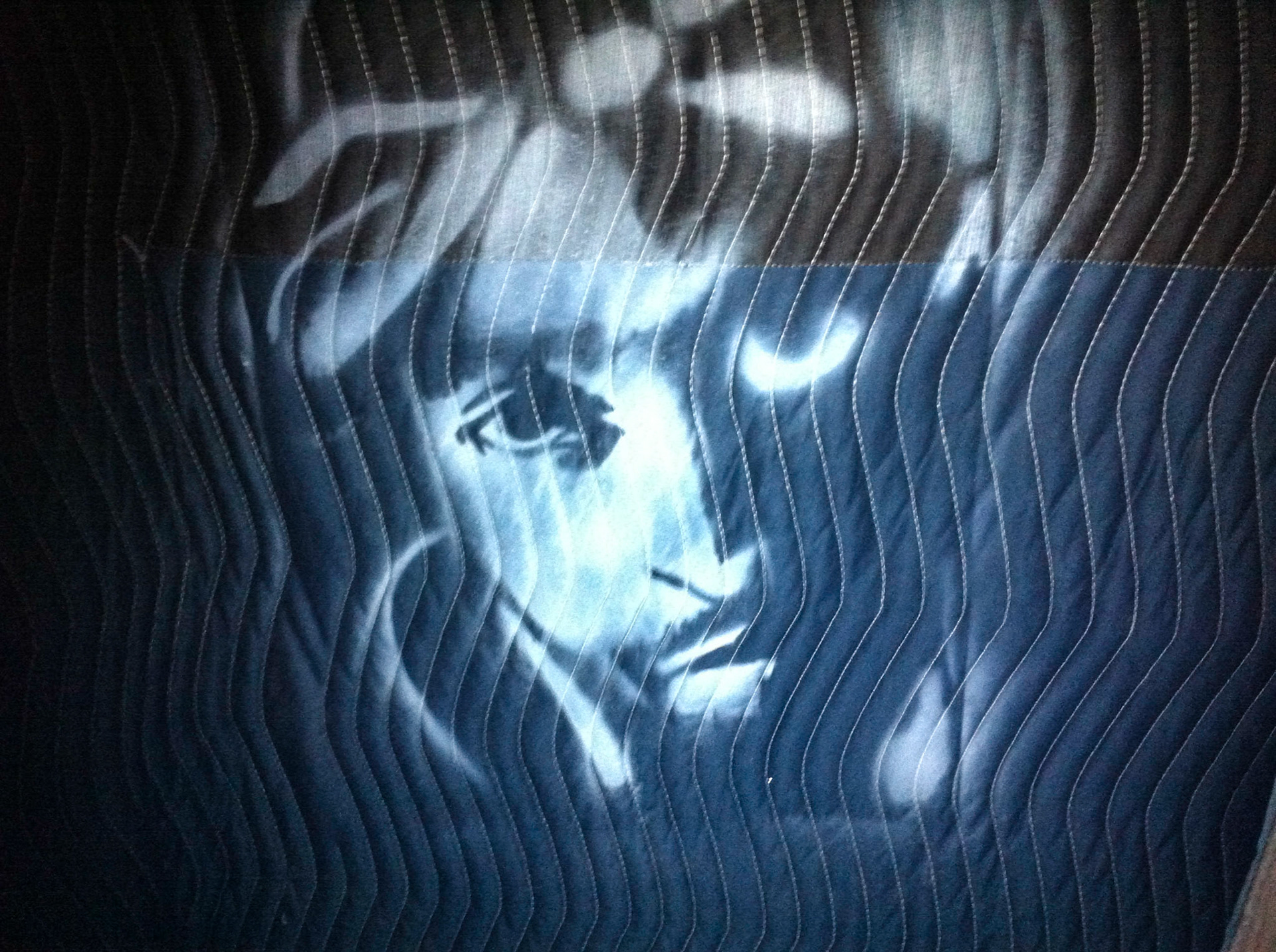 Tupac Rap Marijuana painting in smoke shack Breckenridge, Leo's shack