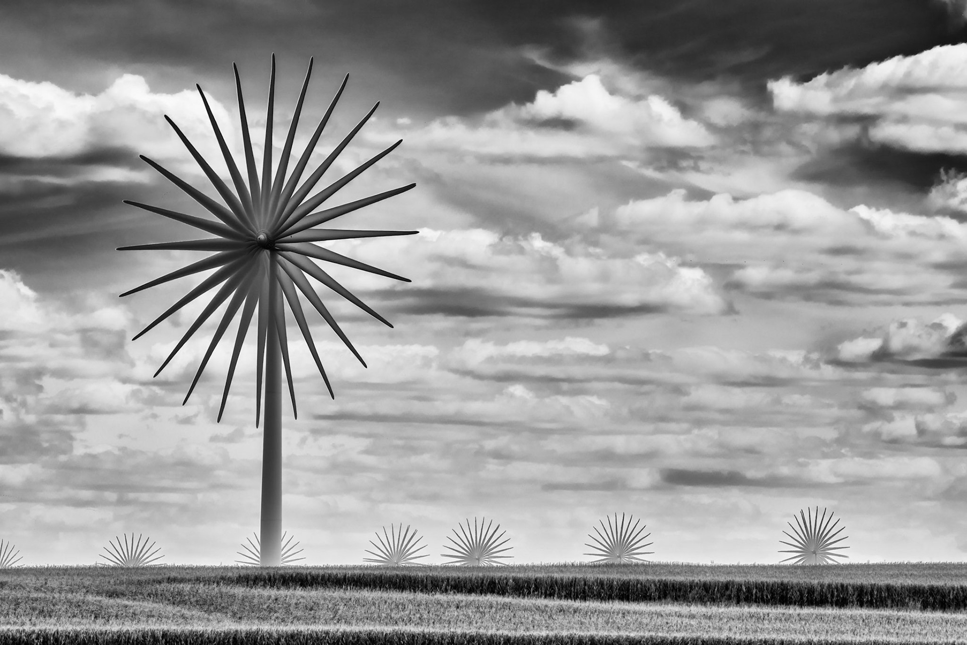Abstract Wind Turbines i n owa