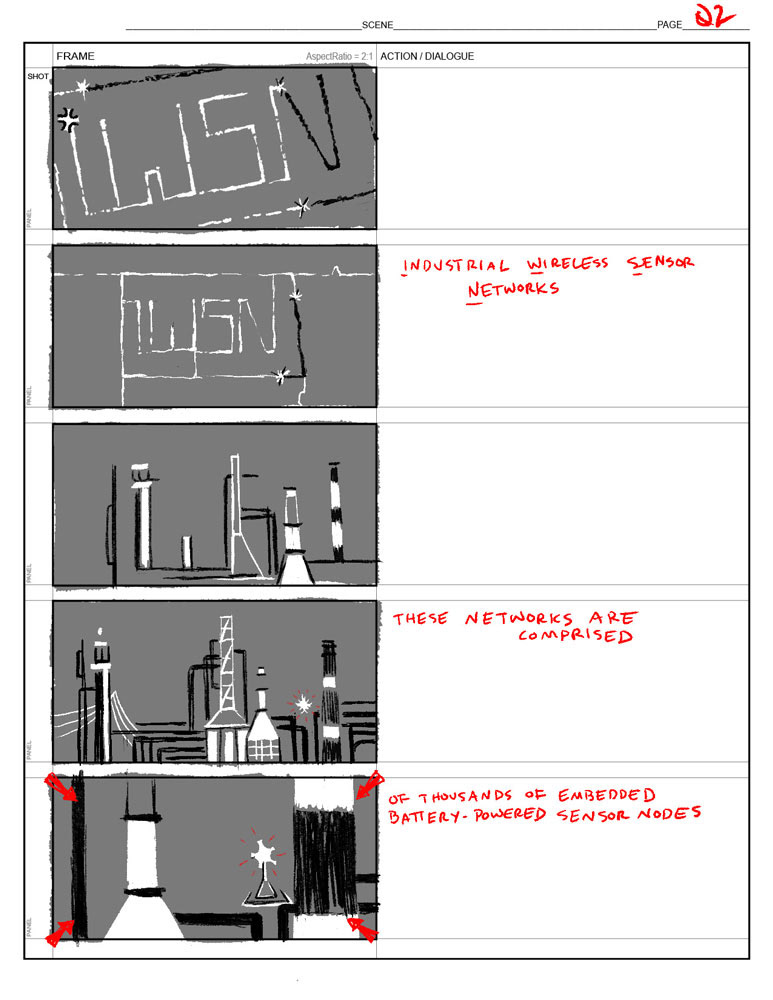 Patent proposal storyboards