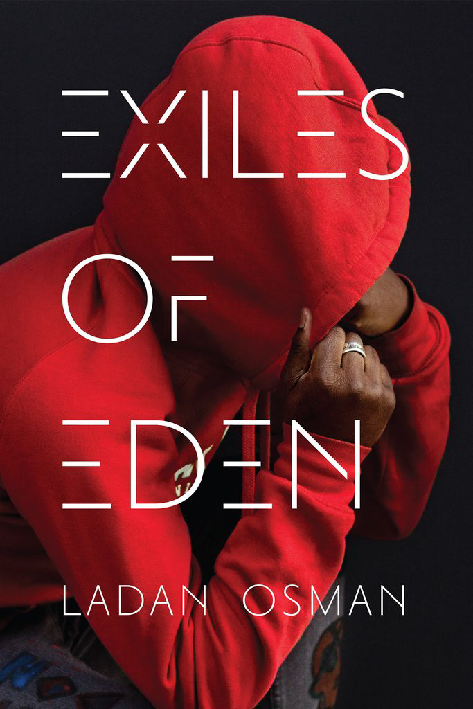 Title reading "Exiles of Eden" with secondary text reading "Ladan Osman"