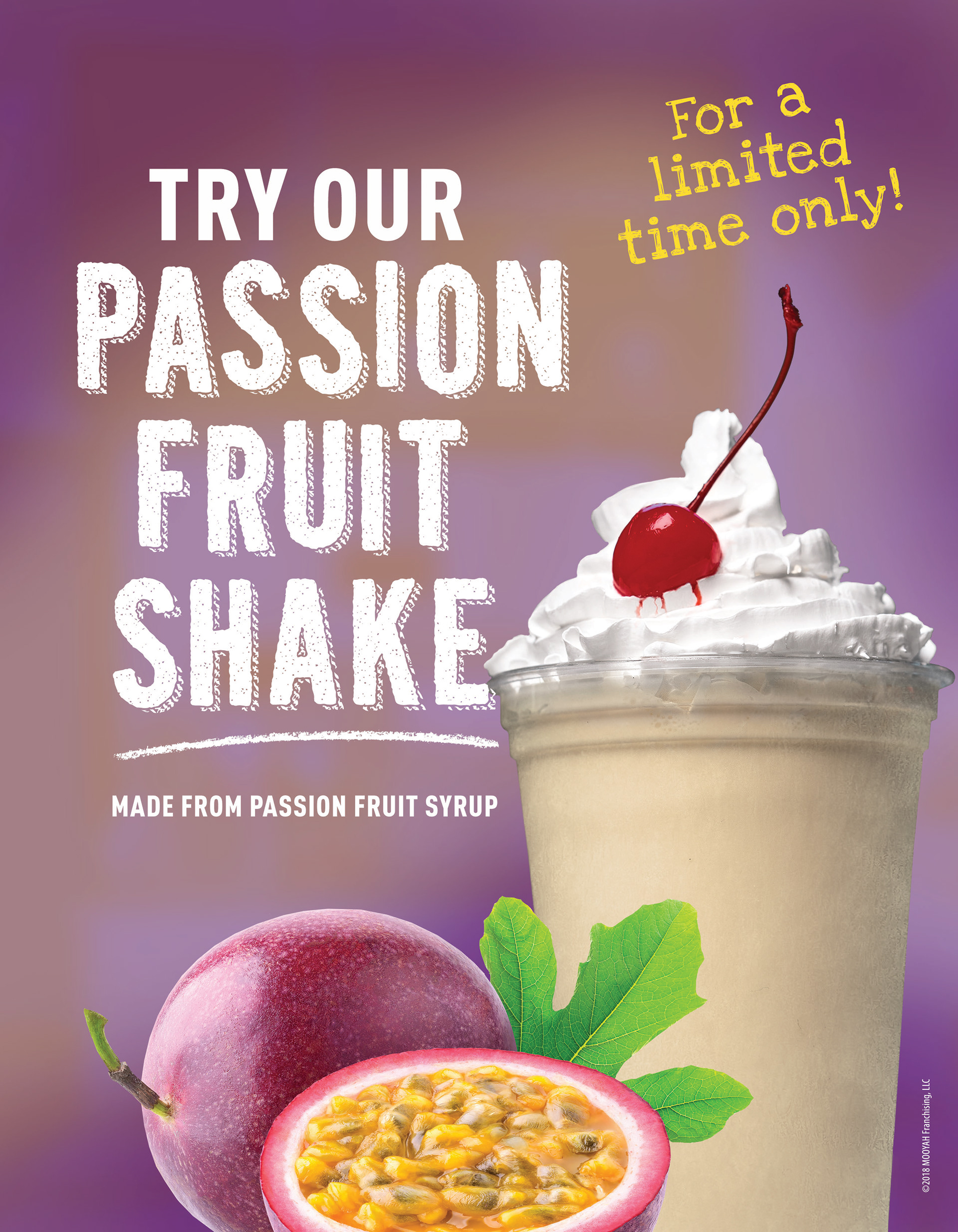Passion Fruit Shake Advertisement