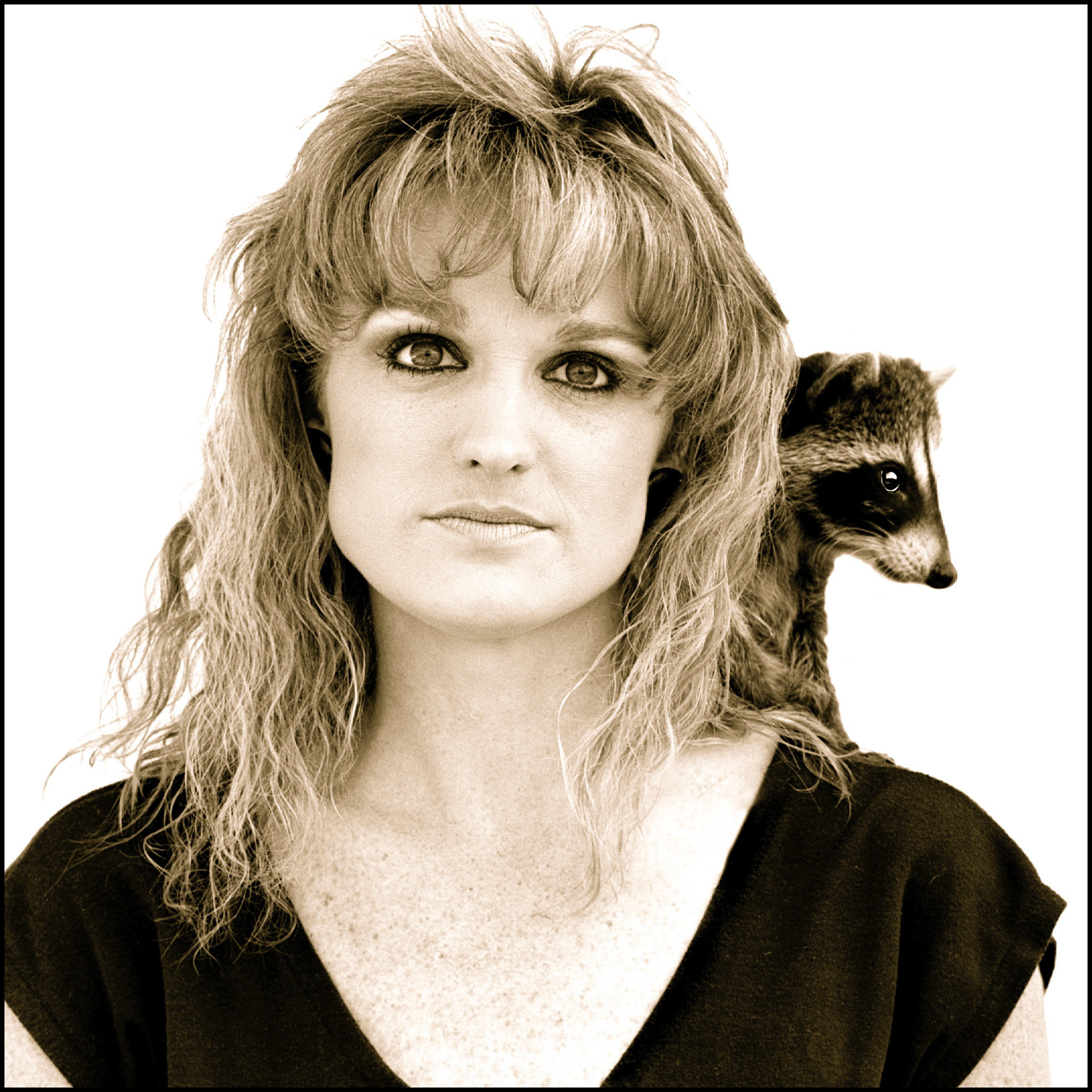 Woman with a Raccoon