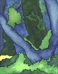 Deep in the Forest 2" x 3"