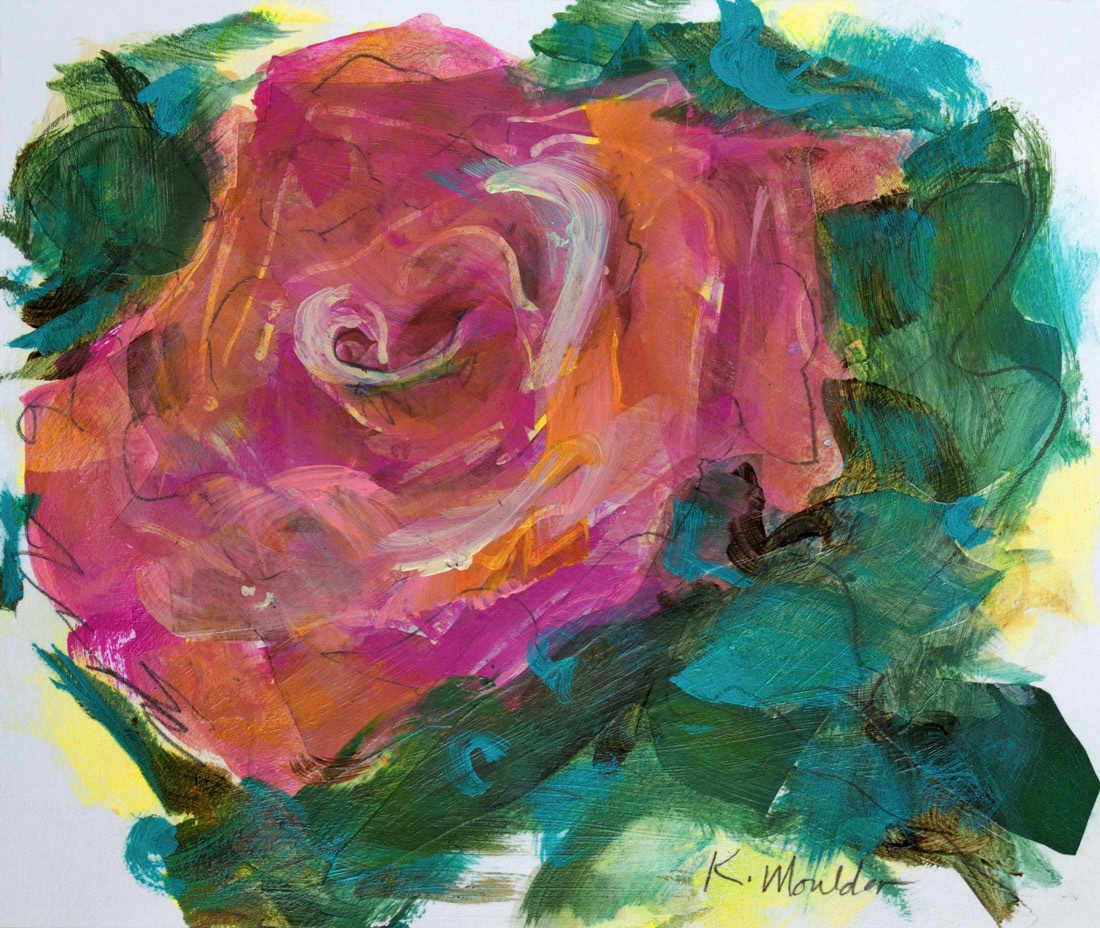 Bloom – 5in x 6in on paper