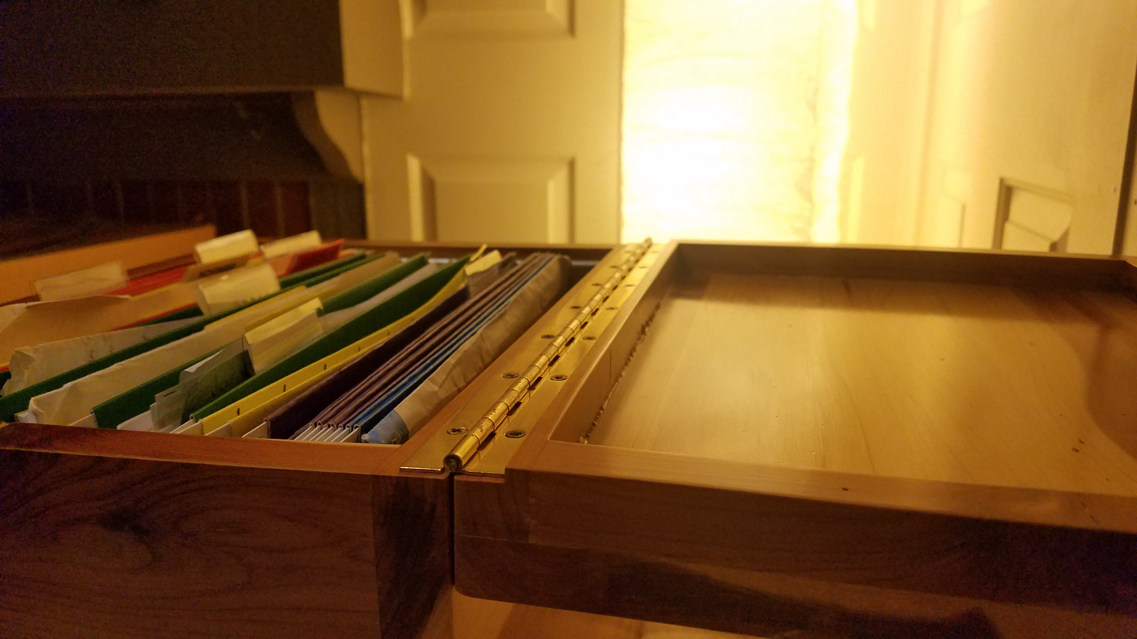 Cedar File-box (brass fittings)