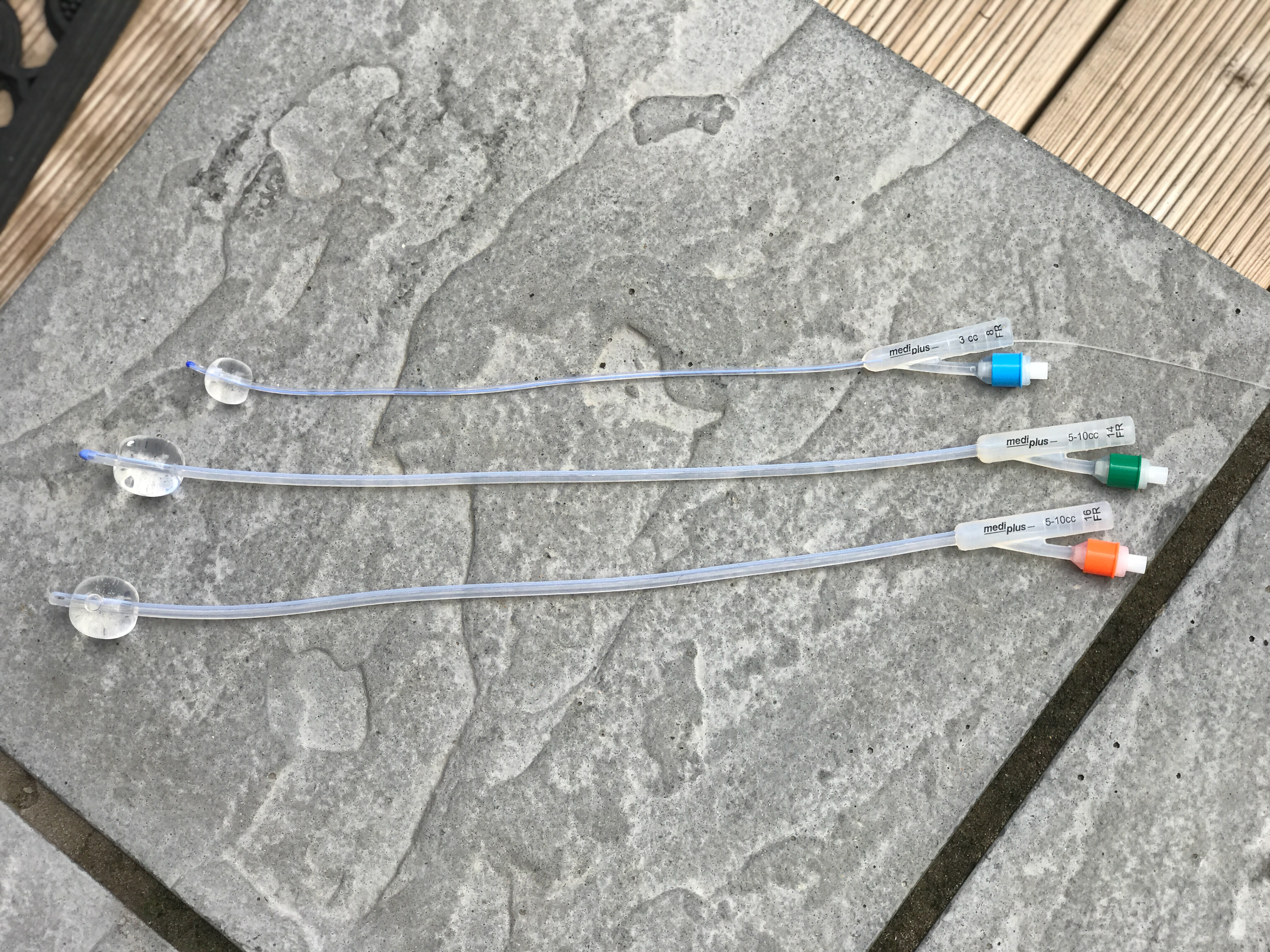 Foley Catheters of different sizes