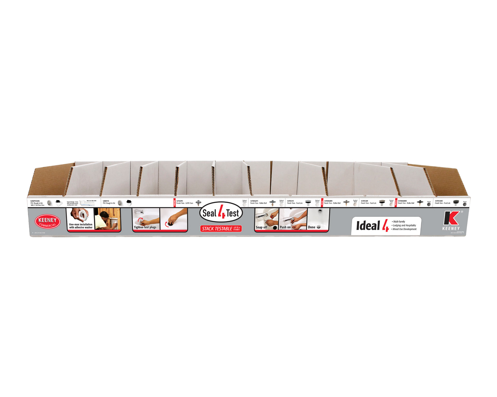 Seal 4 Test merchandising traykit