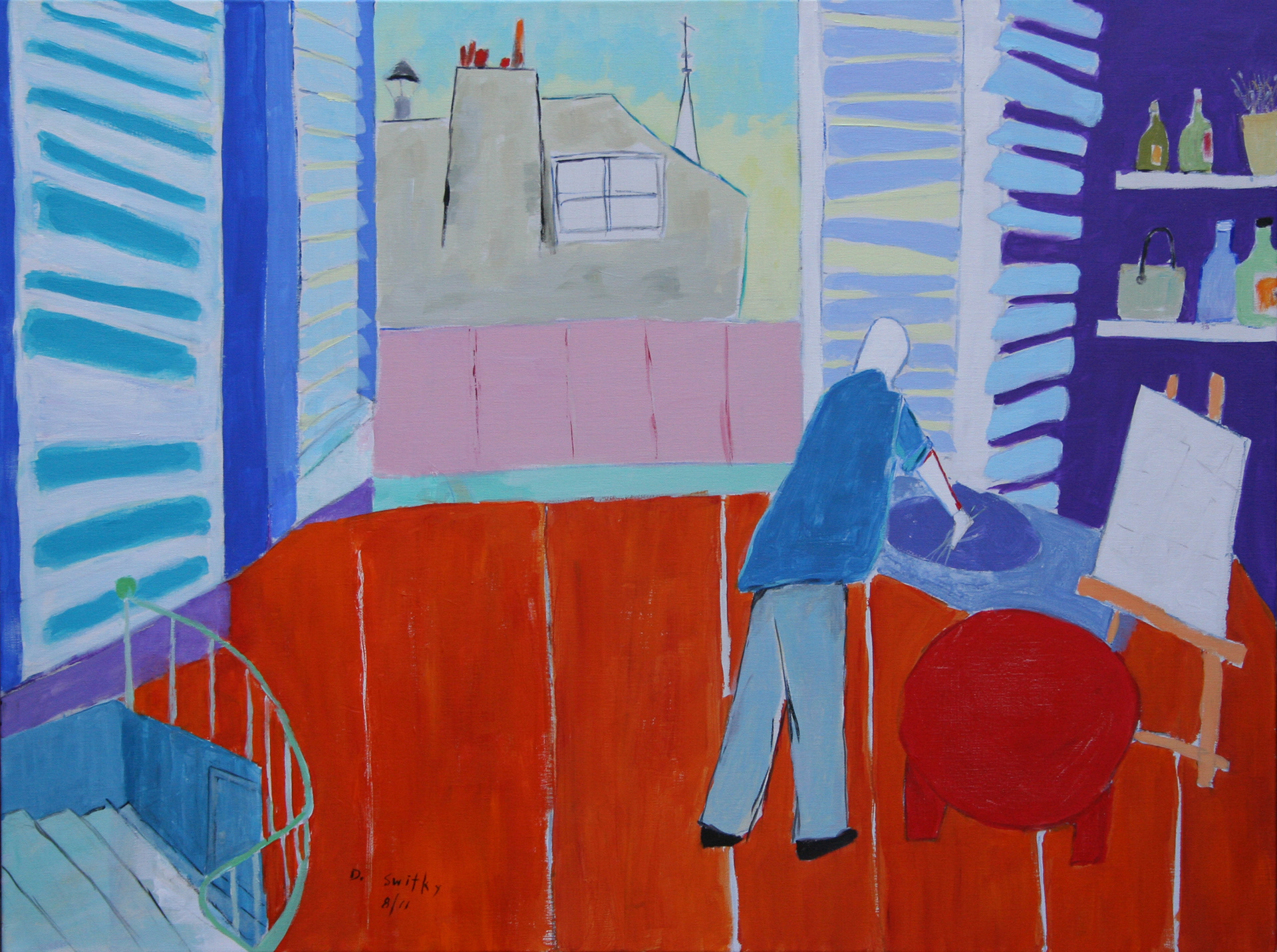 Paris Studio | Acrylic on canvas | 30x40"