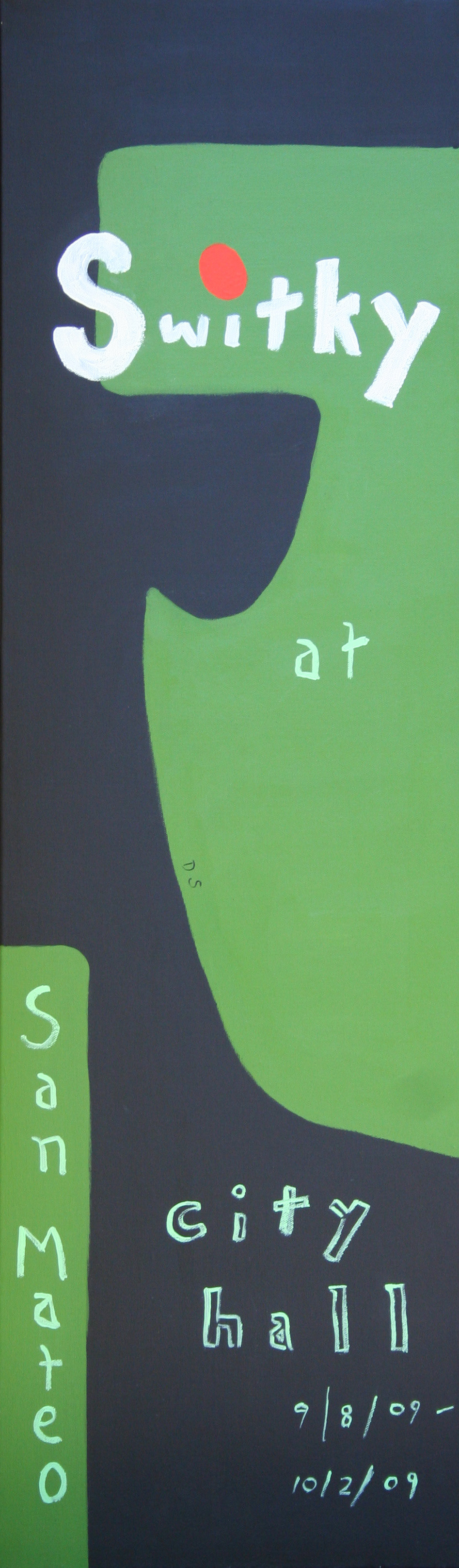 City Hall Exhibition 2009 | Acrylic on canvas | 40x12" | NFS