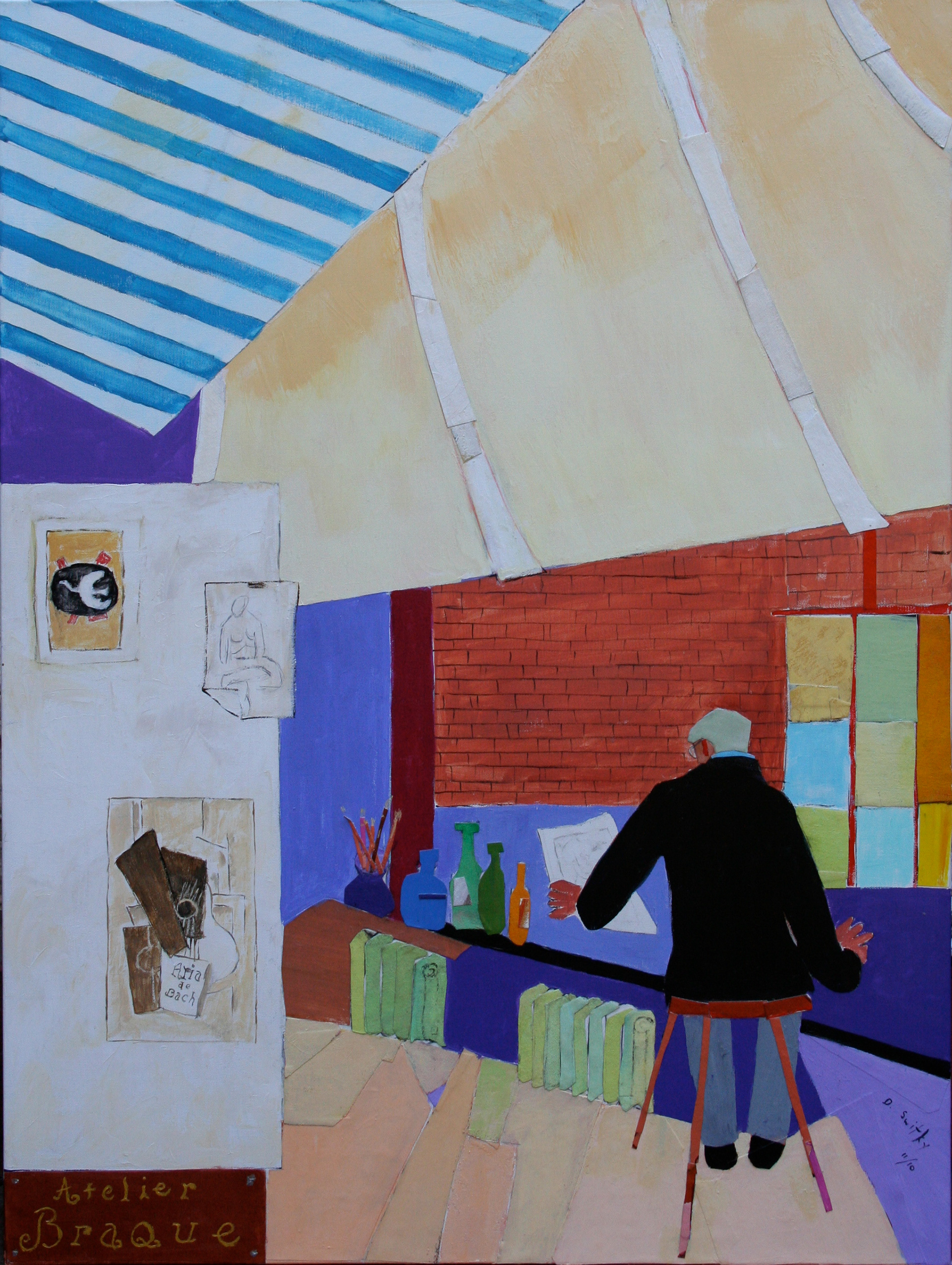 Atelier Braque | Acrylic on canvas | 40x30"