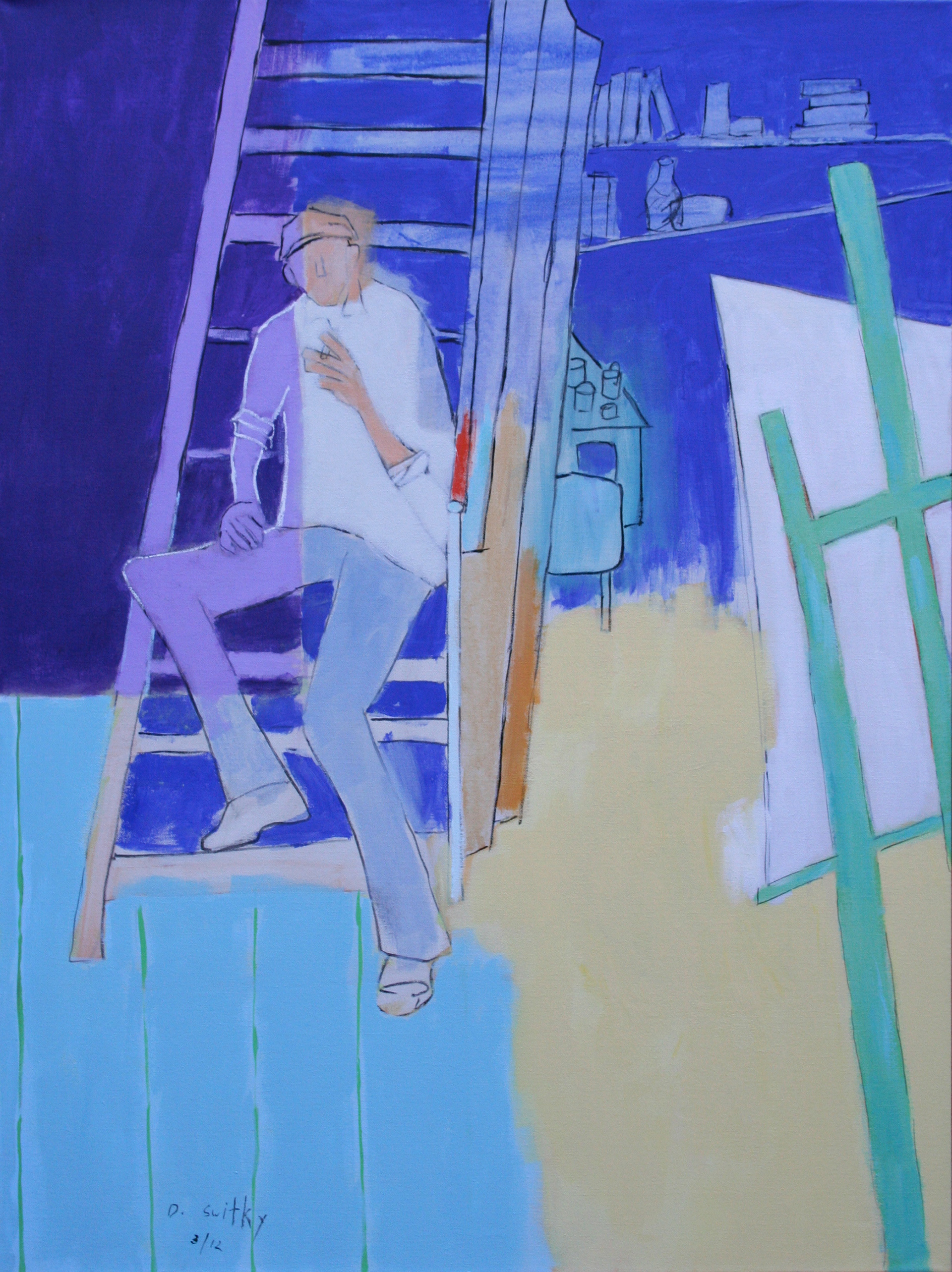 Studio Scene No. 2 | Acrylic on canvas | 40x30"