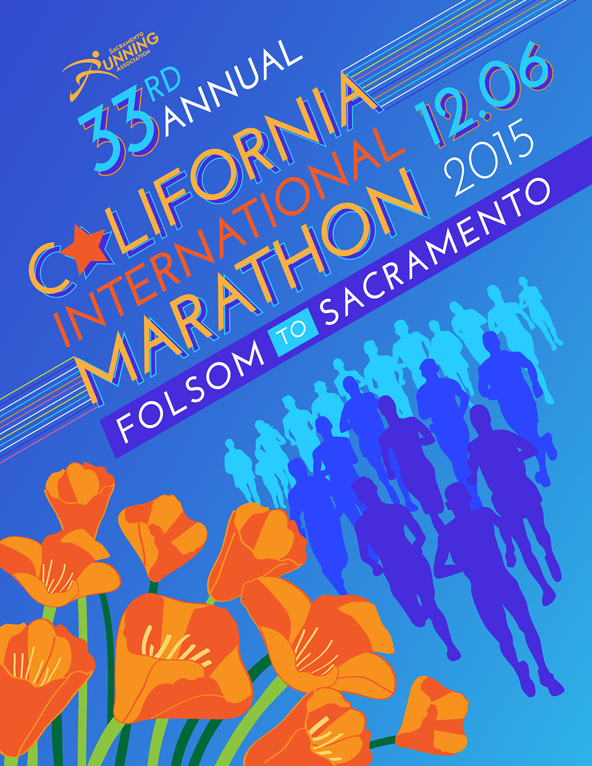 Nat Dai Design Poster Design California International Marathon