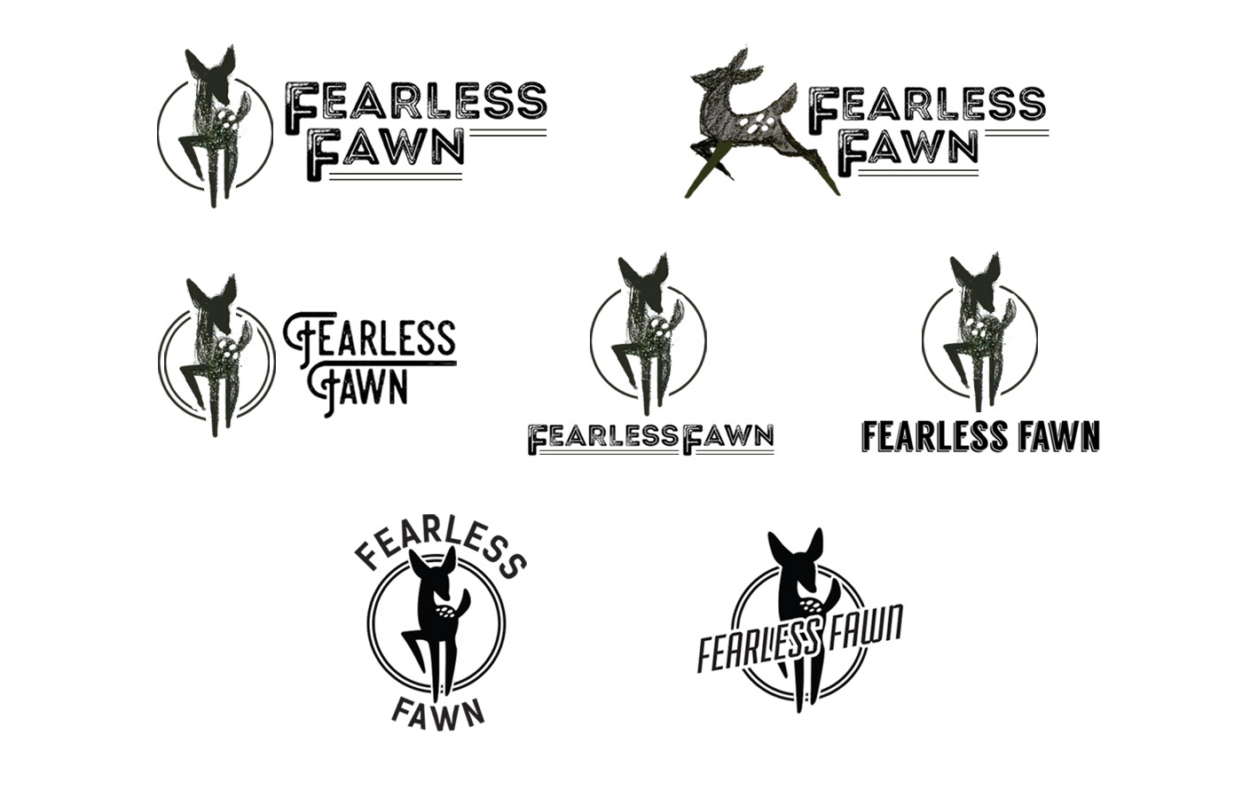 Nat Dai Design - Logo Design: Fearless Fawn