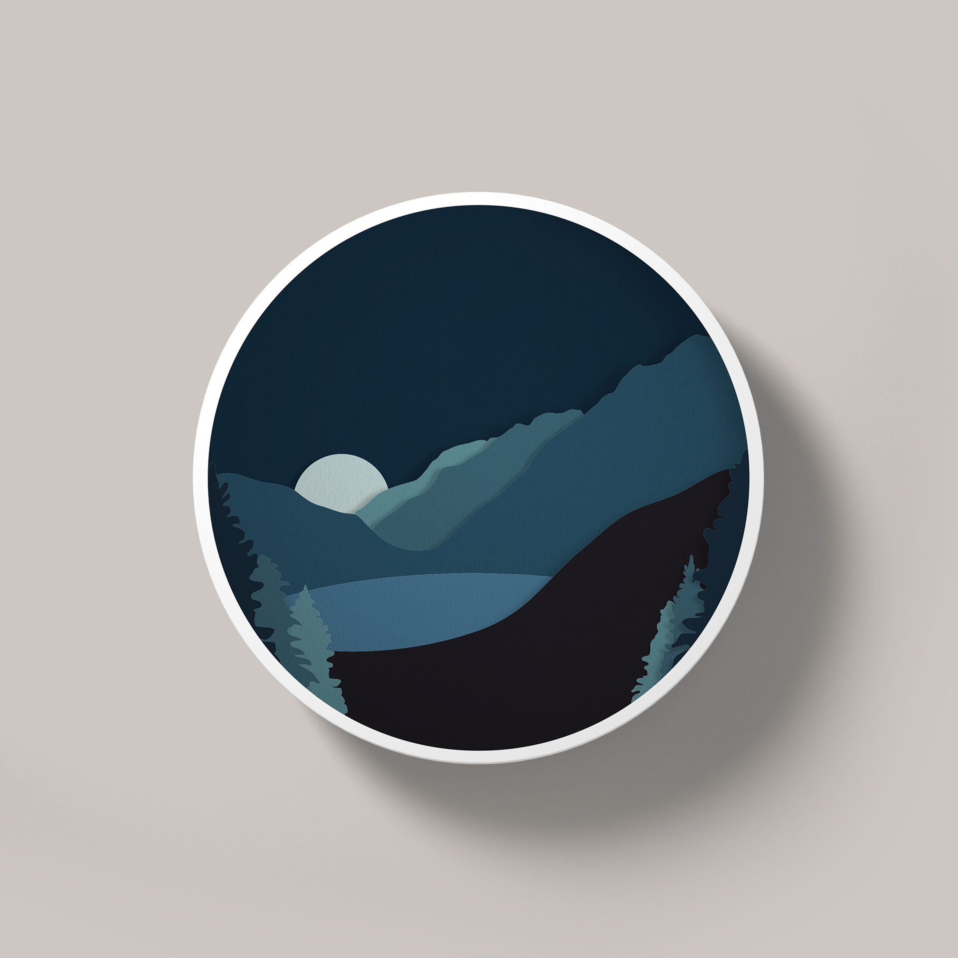 Sticker Dark