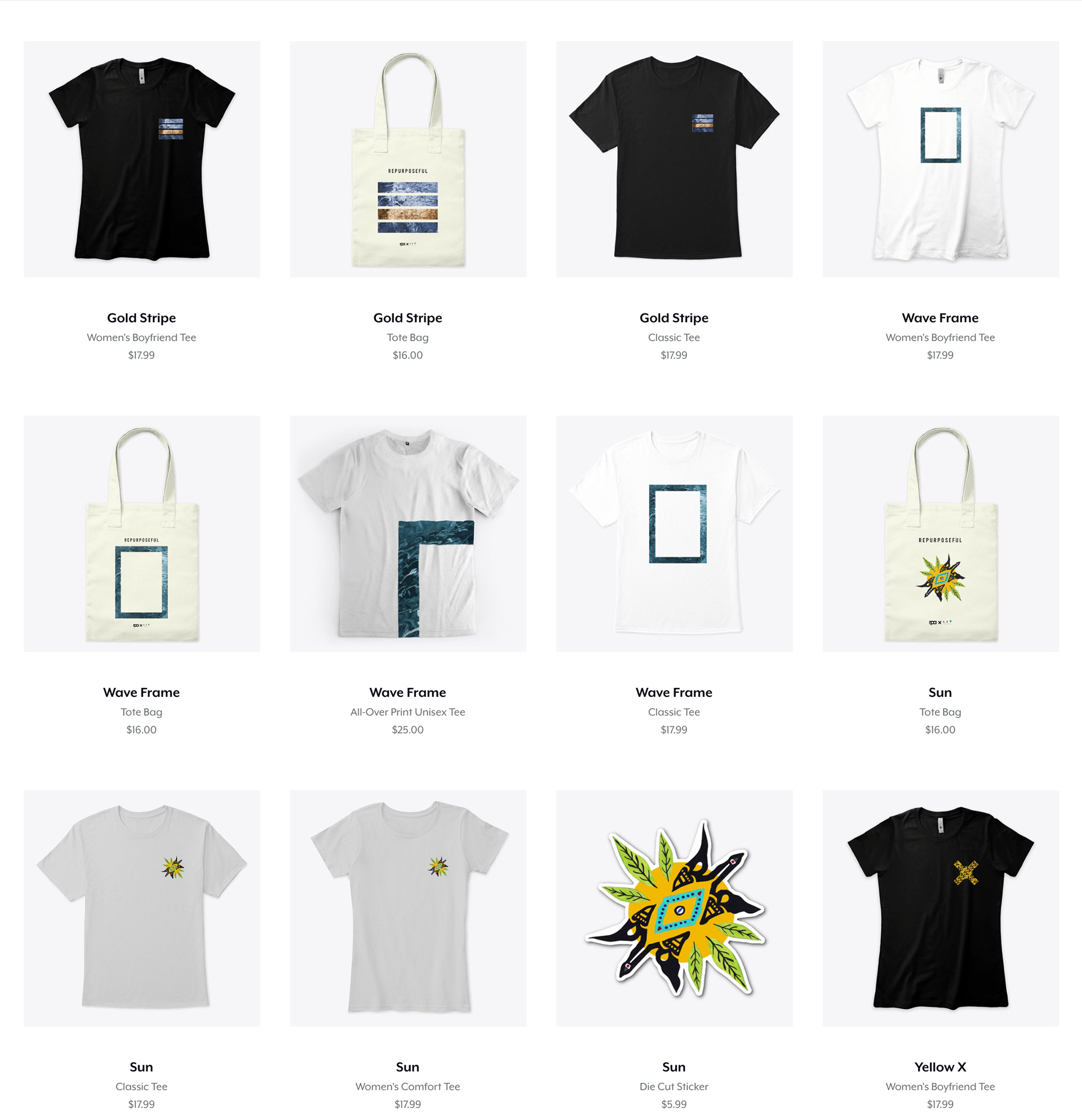 Merch Store Screengrab