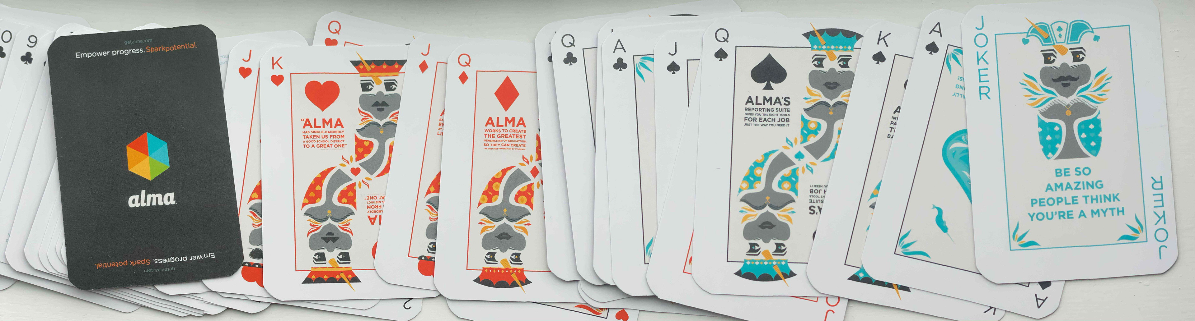 An important thing to note, Alma's mascot is a Narwhal, these make a lot more sense with that in mind